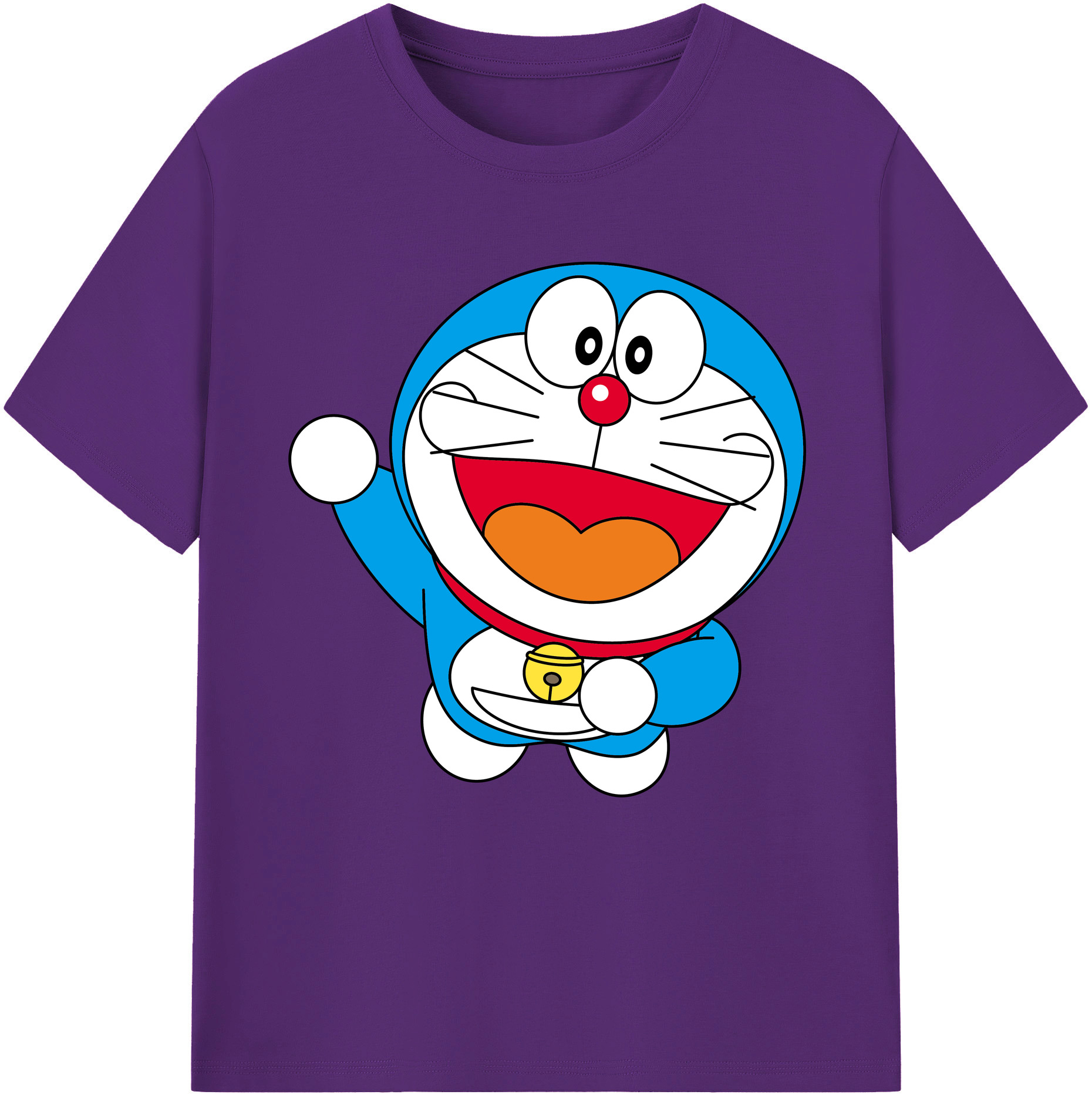 （画像用） ドラえもん Doraemon 綿100％半袖Tシャツ（フロントプリント）