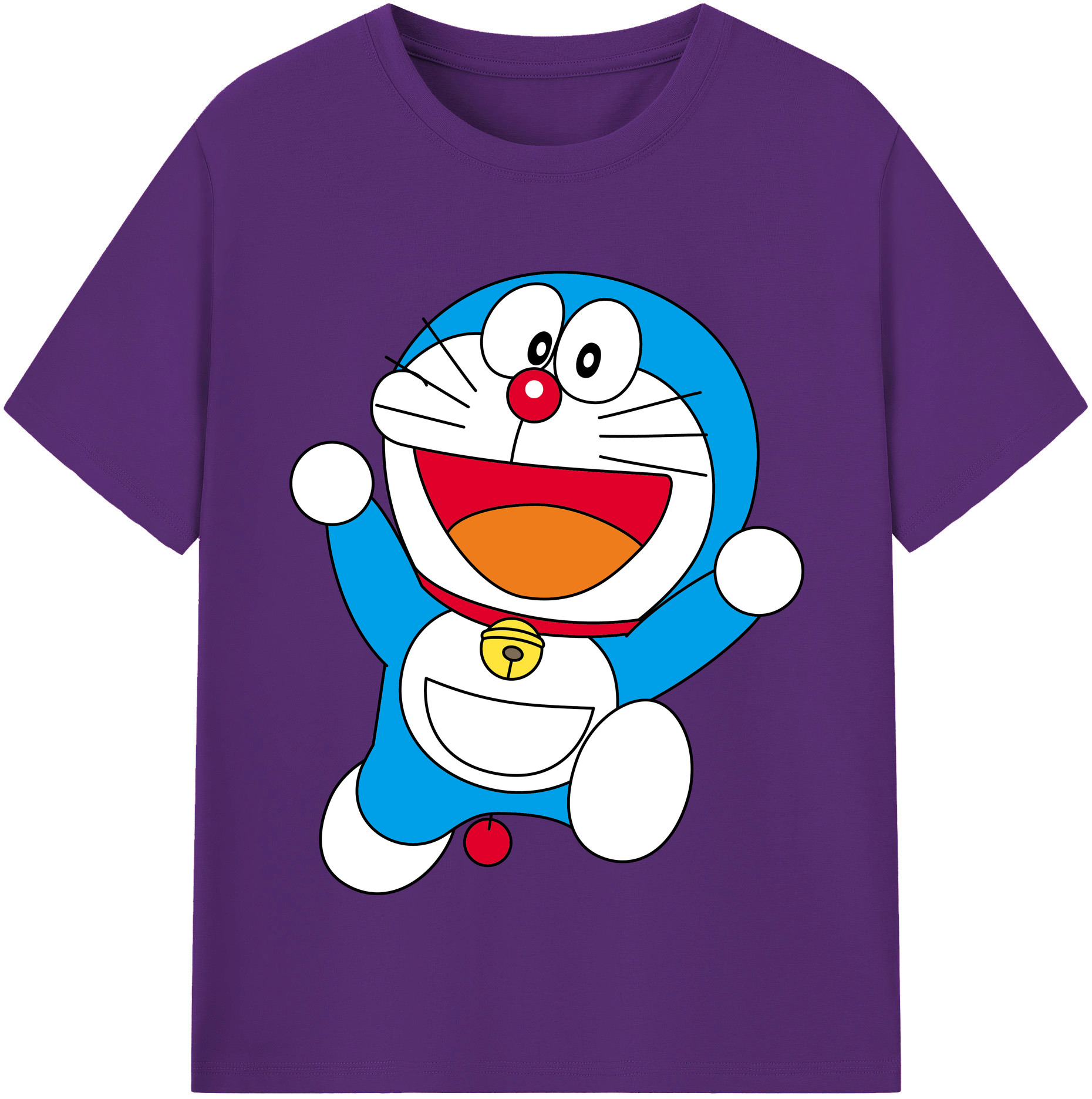 （画像用） ドラえもん Doraemon 綿100％半袖Tシャツ（フロントプリント）