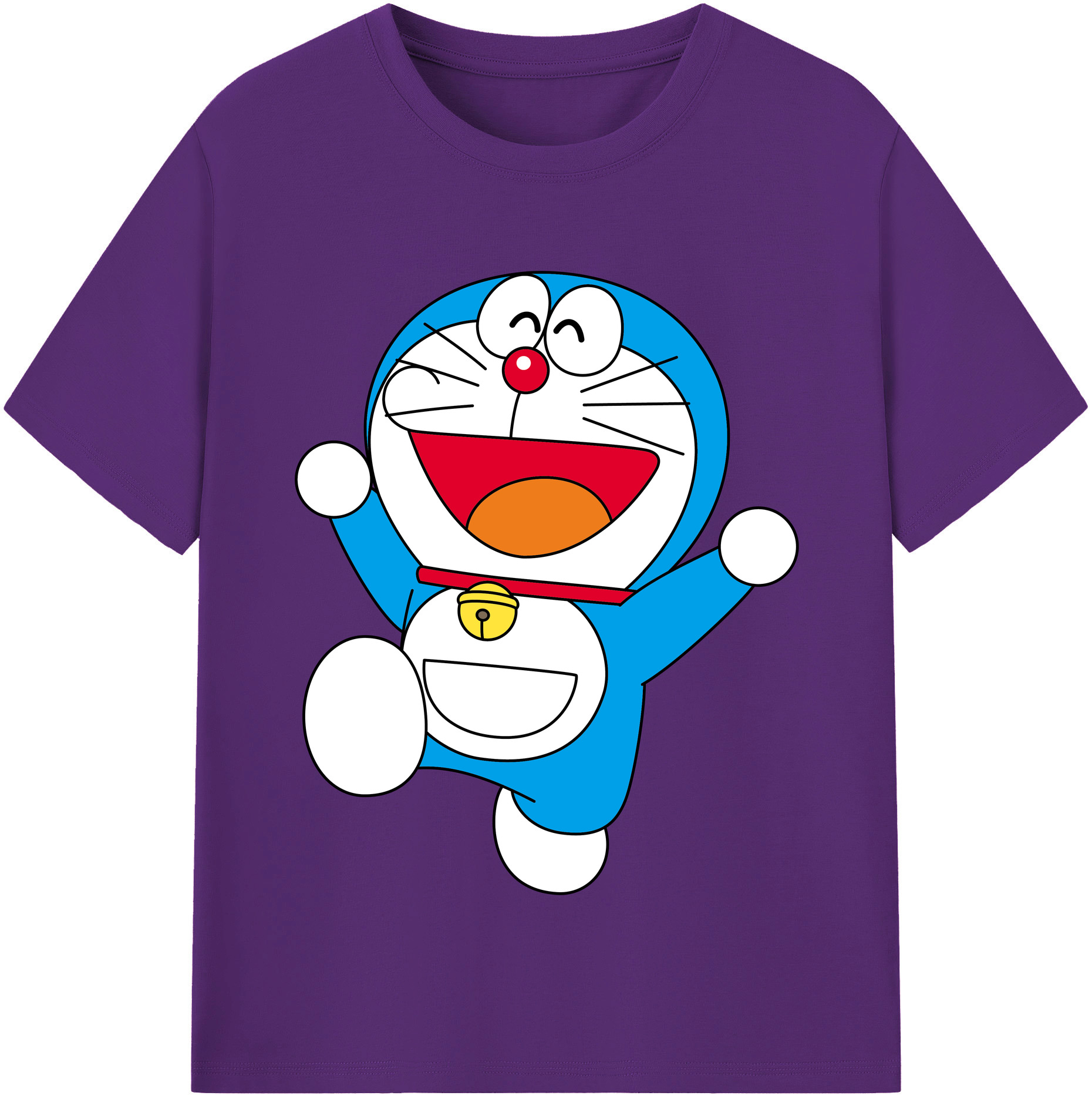 （画像用） ドラえもん Doraemon 綿100％半袖Tシャツ（フロントプリント）