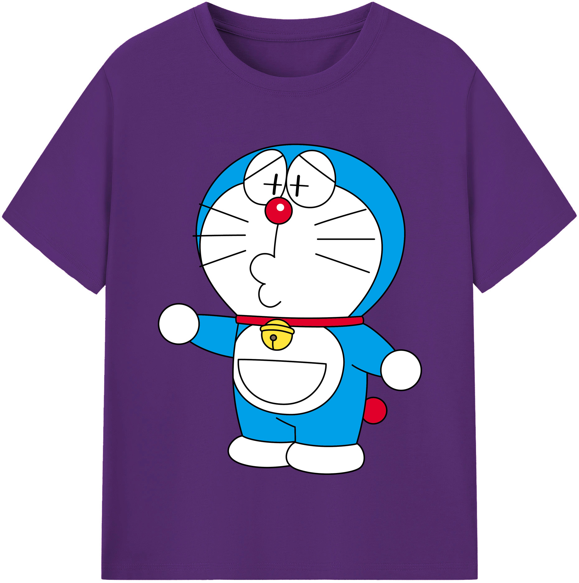 （画像用） ドラえもん Doraemon 綿100％半袖Tシャツ（フロントプリント）
