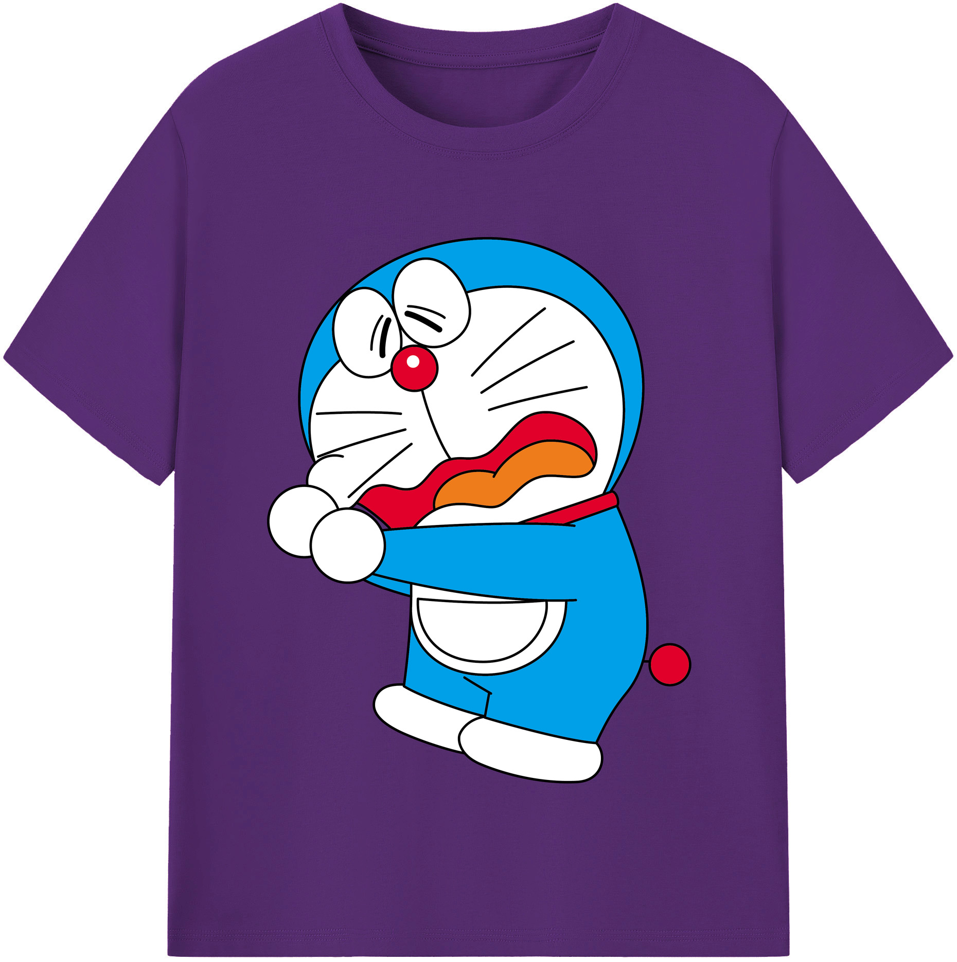 （画像用） ドラえもん Doraemon 綿100％半袖Tシャツ（フロントプリント）