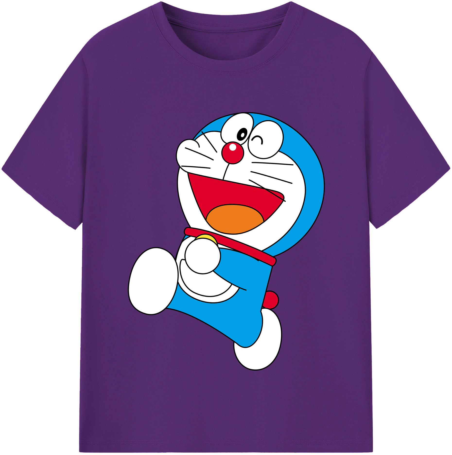 （画像用） ドラえもん Doraemon 綿100％半袖Tシャツ（フロントプリント）