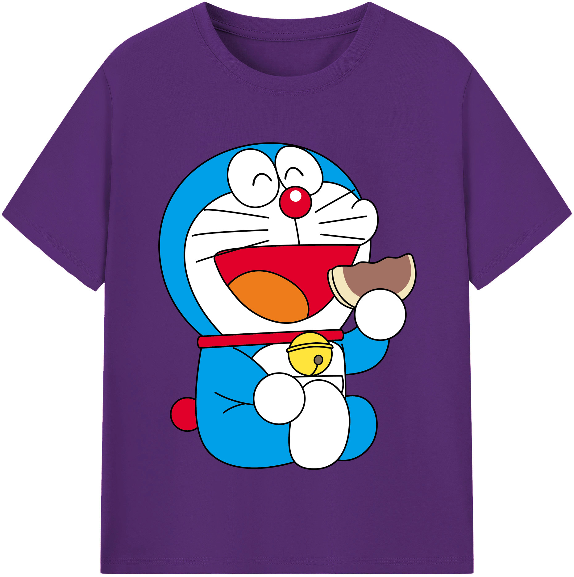 （画像用） ドラえもん Doraemon 綿100％半袖Tシャツ（フロントプリント）