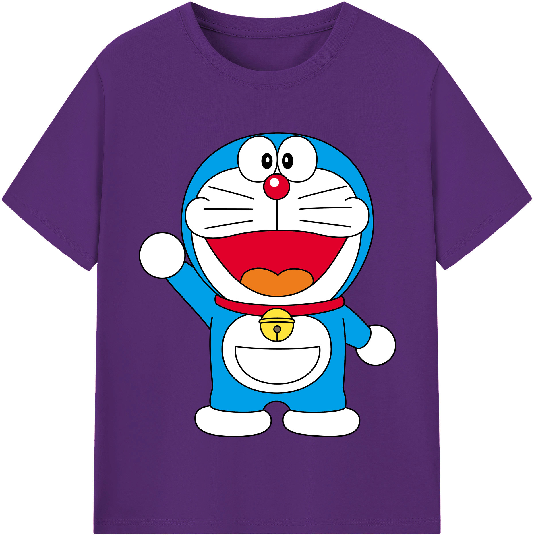 （画像用） ドラえもん Doraemon 綿100％半袖Tシャツ（フロントプリント）