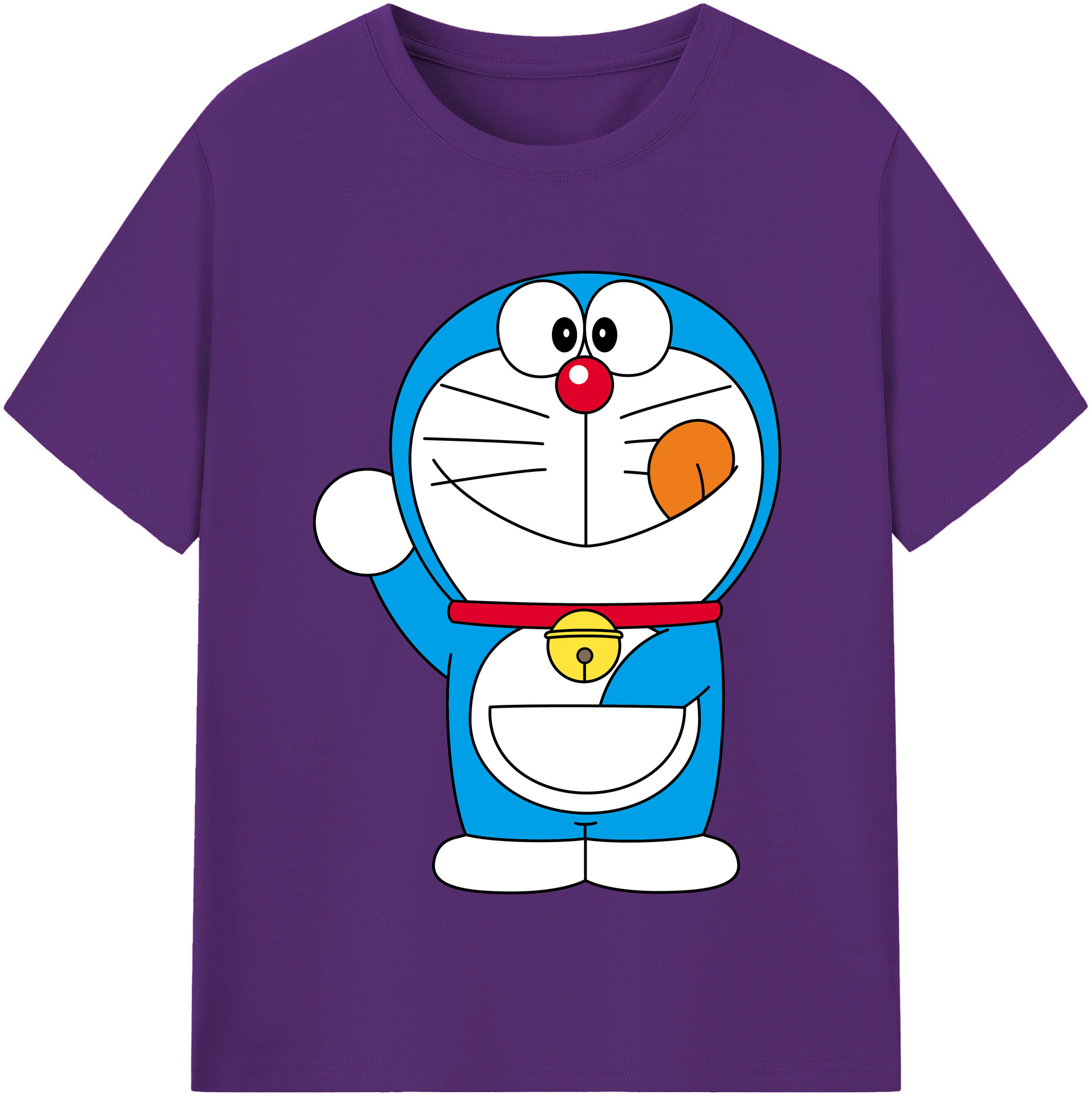 （画像用） ドラえもん Doraemon 綿100％半袖Tシャツ（フロントプリント）