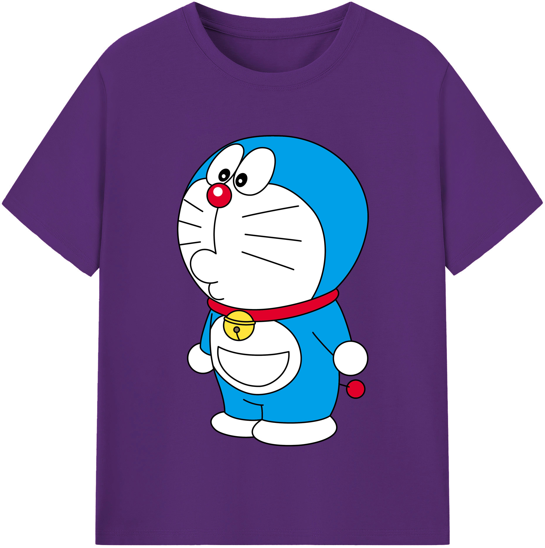 （画像用） ドラえもん Doraemon 綿100％半袖Tシャツ（フロントプリント）