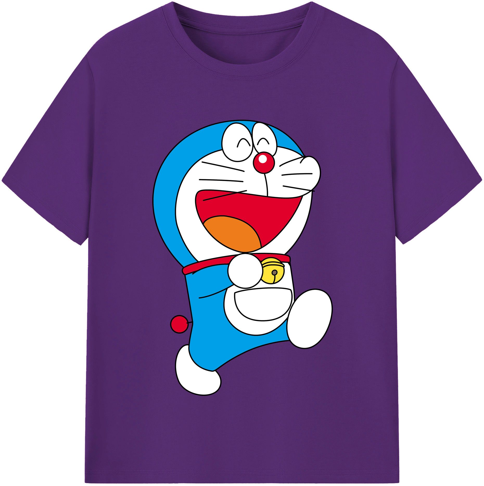 （画像用） ドラえもん Doraemon 綿100％半袖Tシャツ（フロントプリント）