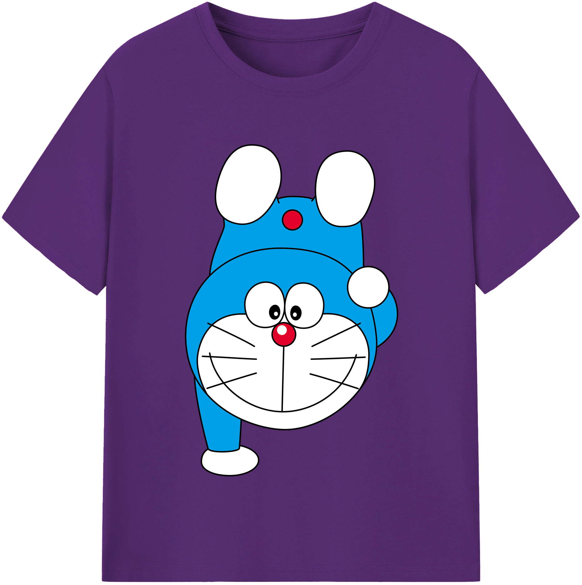 （画像用） ドラえもん Doraemon 綿100％半袖Tシャツ（フロントプリント）