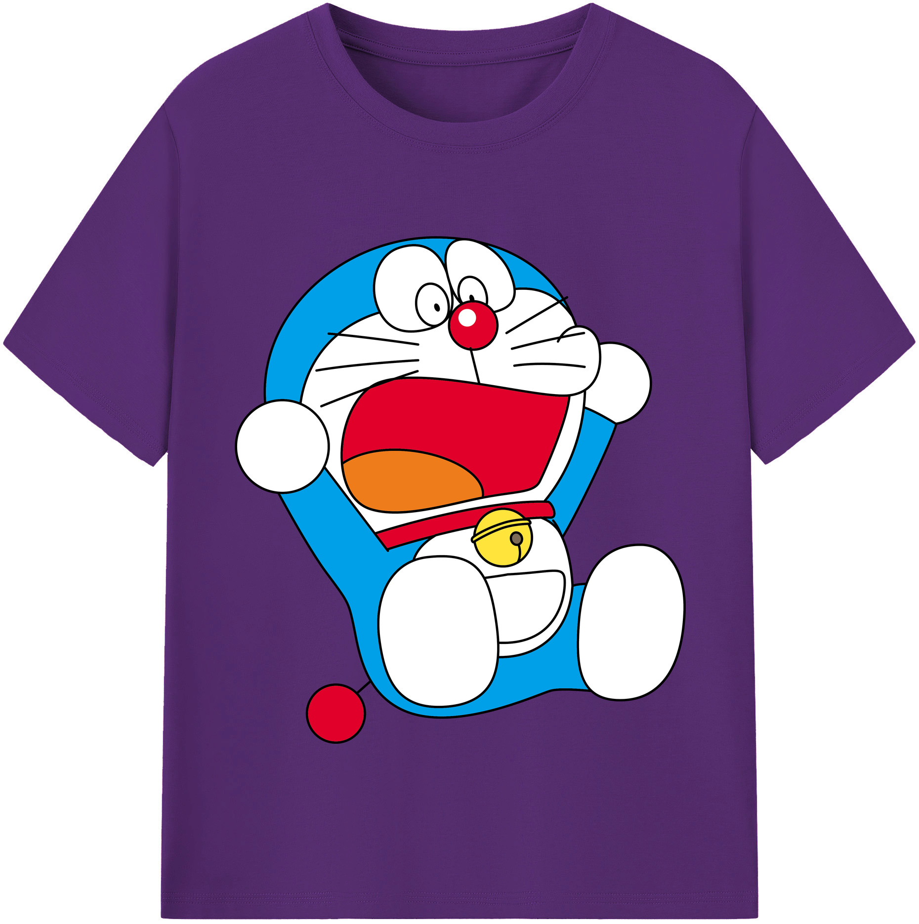 （画像用） ドラえもん Doraemon 綿100％半袖Tシャツ（フロントプリント）