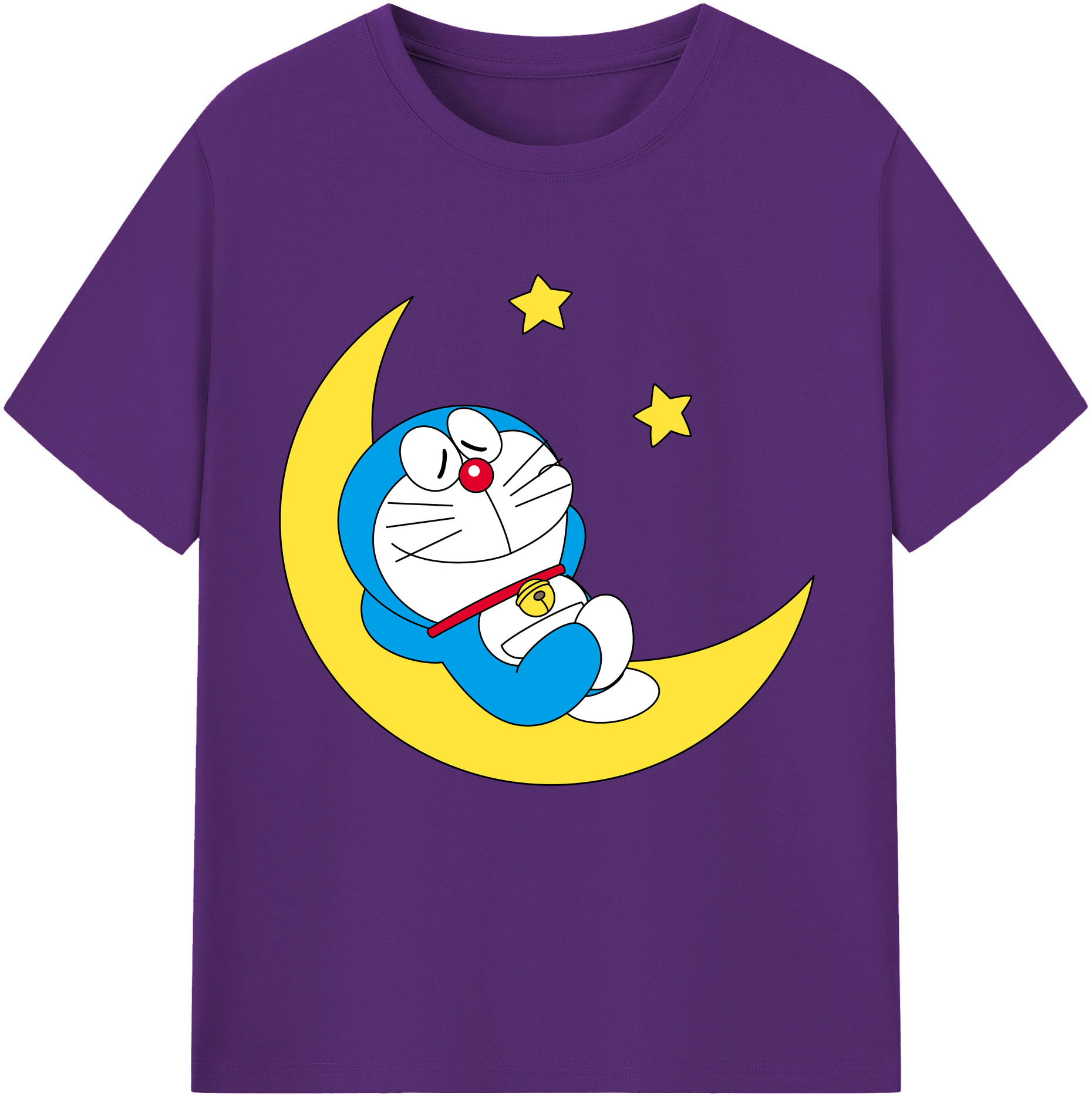 （画像用） ドラえもん Doraemon 綿100％半袖Tシャツ（フロントプリント）