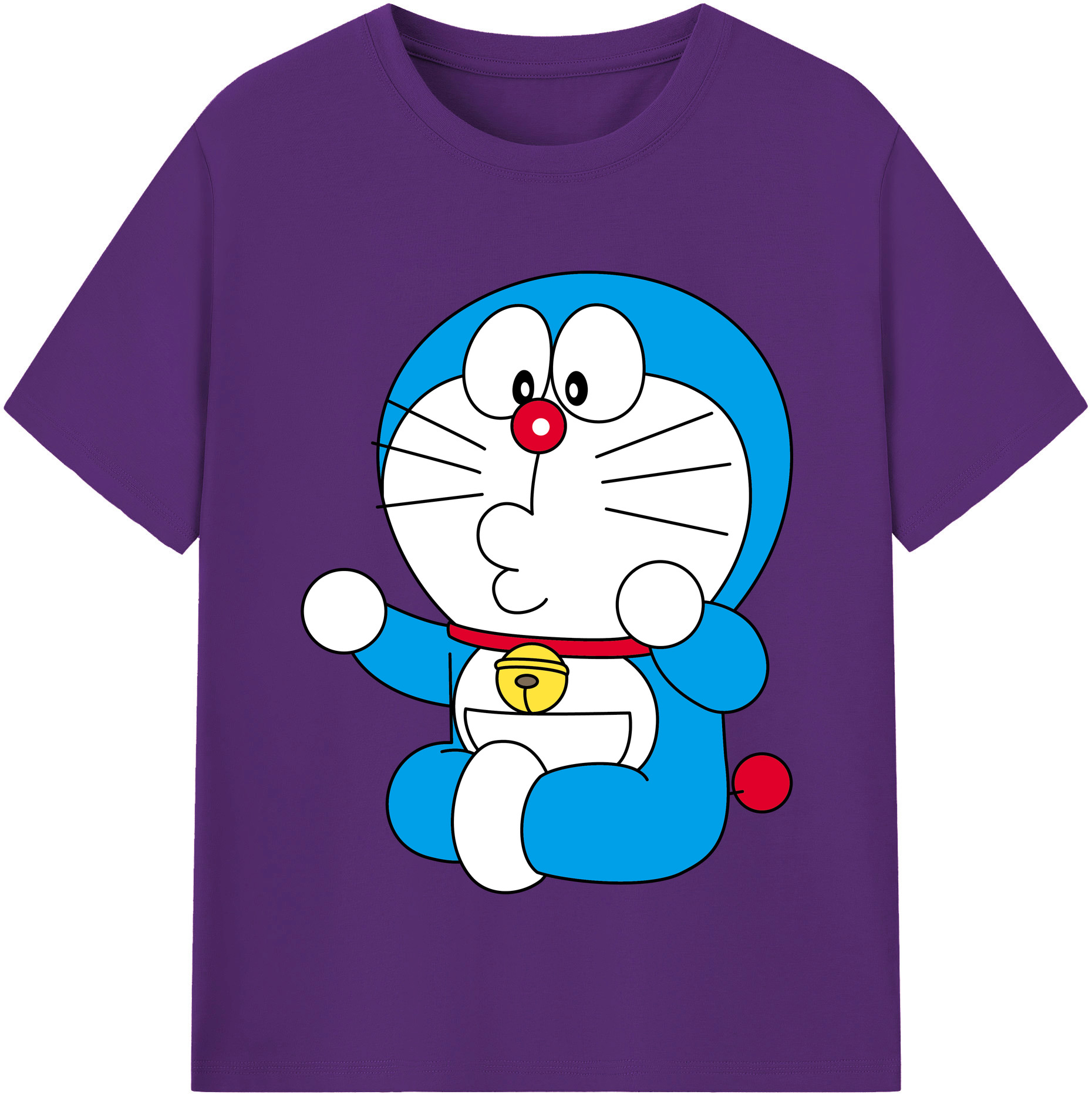 （画像用） ドラえもん Doraemon 綿100％半袖Tシャツ（フロントプリント）