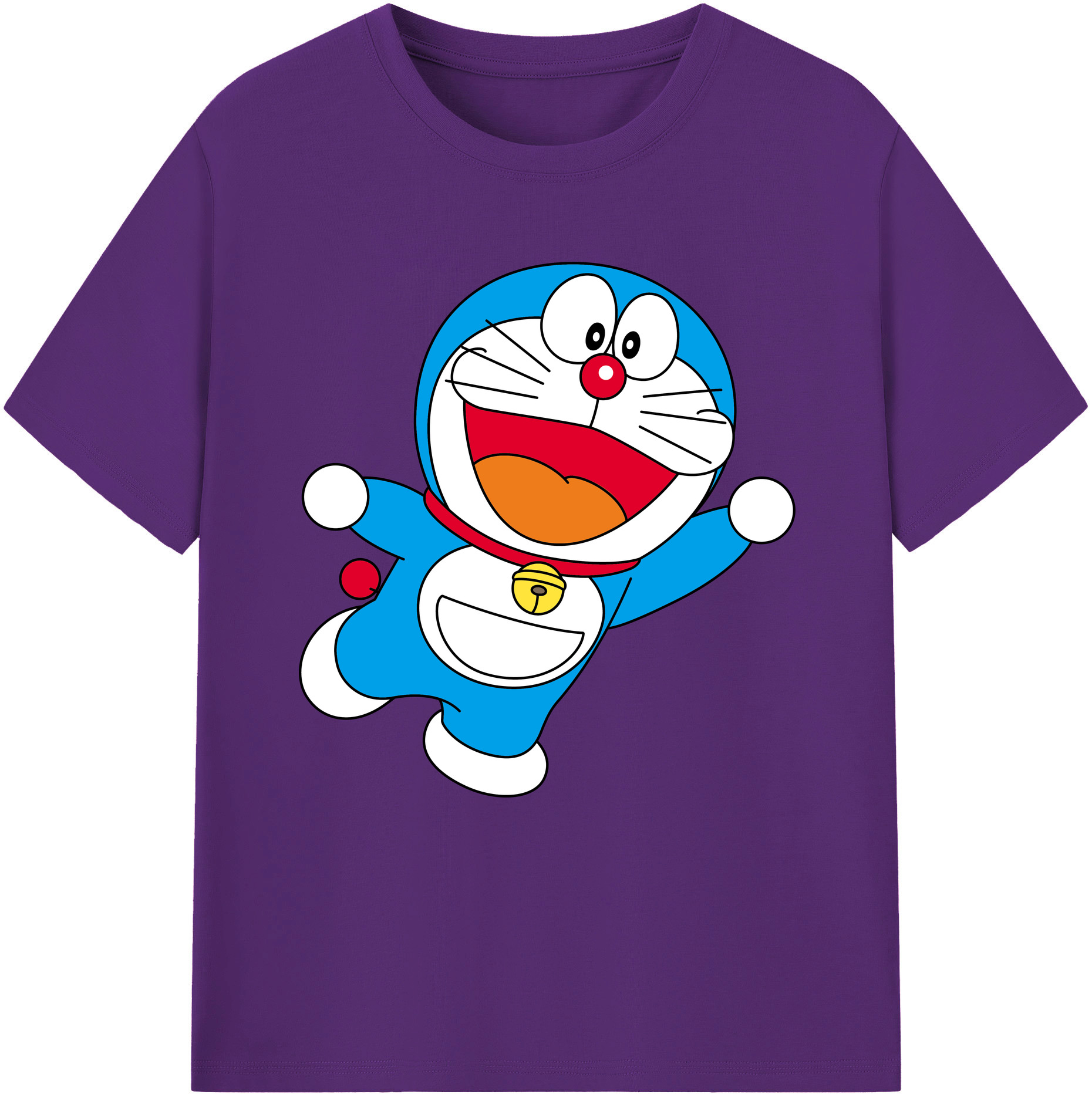 （画像用） ドラえもん Doraemon 綿100％半袖Tシャツ（フロントプリント）