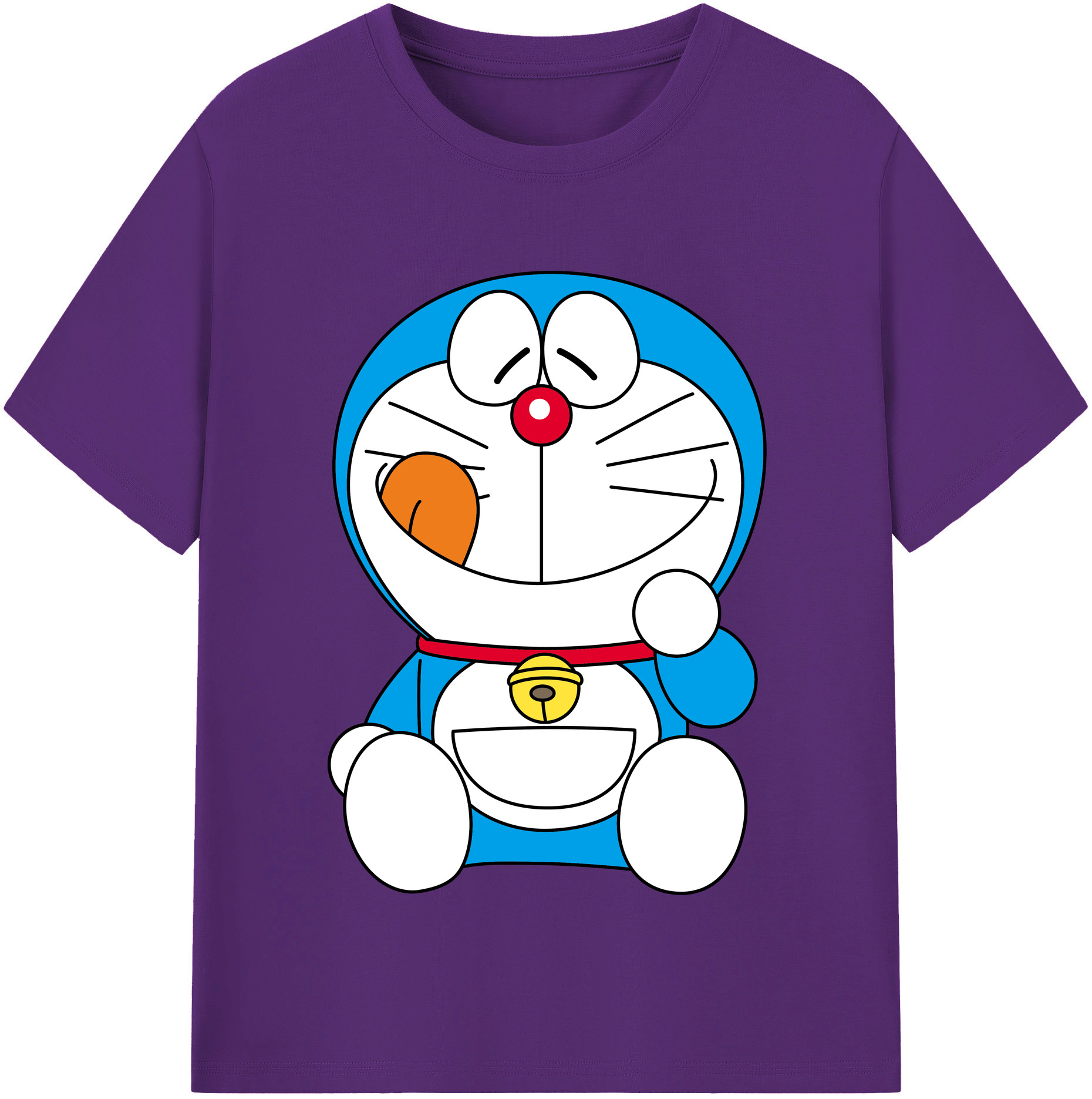 （画像用） ドラえもん Doraemon 綿100％半袖Tシャツ（フロントプリント）