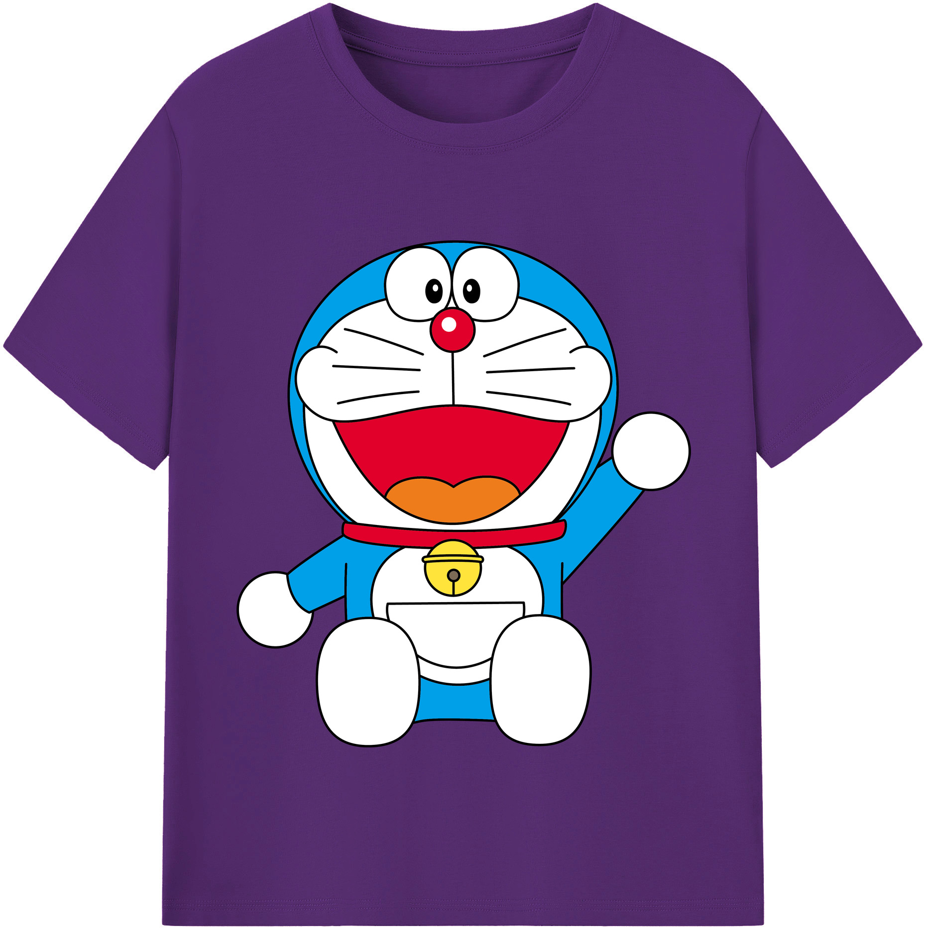 （画像用） ドラえもん Doraemon 綿100％半袖Tシャツ（フロントプリント）