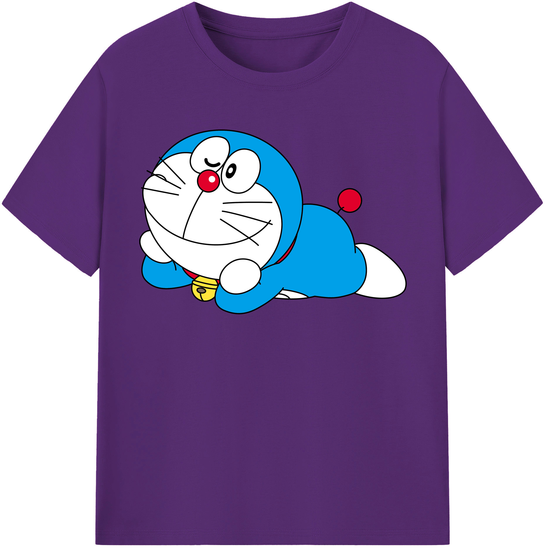 （画像用） ドラえもん Doraemon 綿100％半袖Tシャツ（フロントプリント）