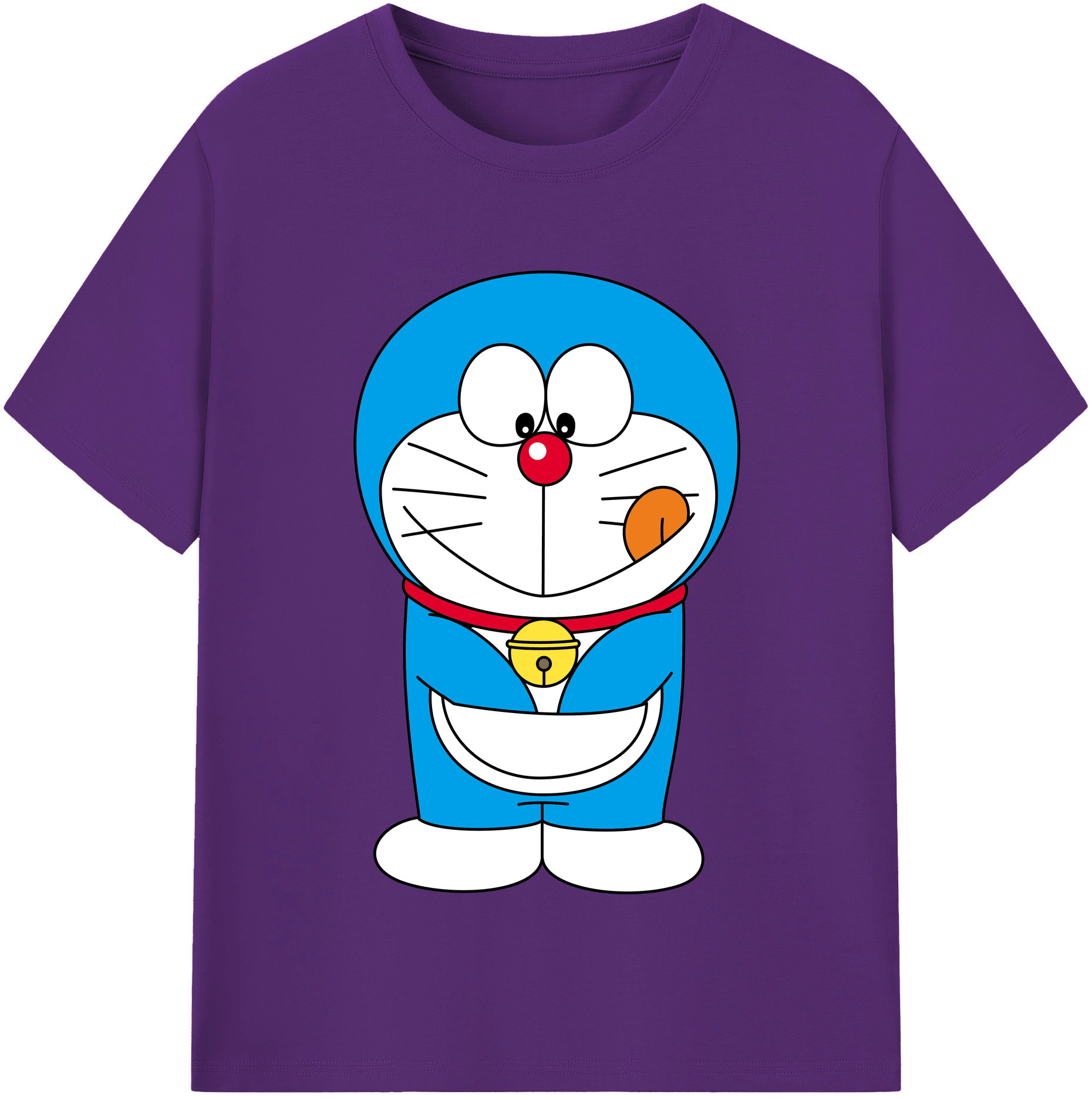 （画像用） ドラえもん Doraemon 綿100％半袖Tシャツ（フロントプリント）