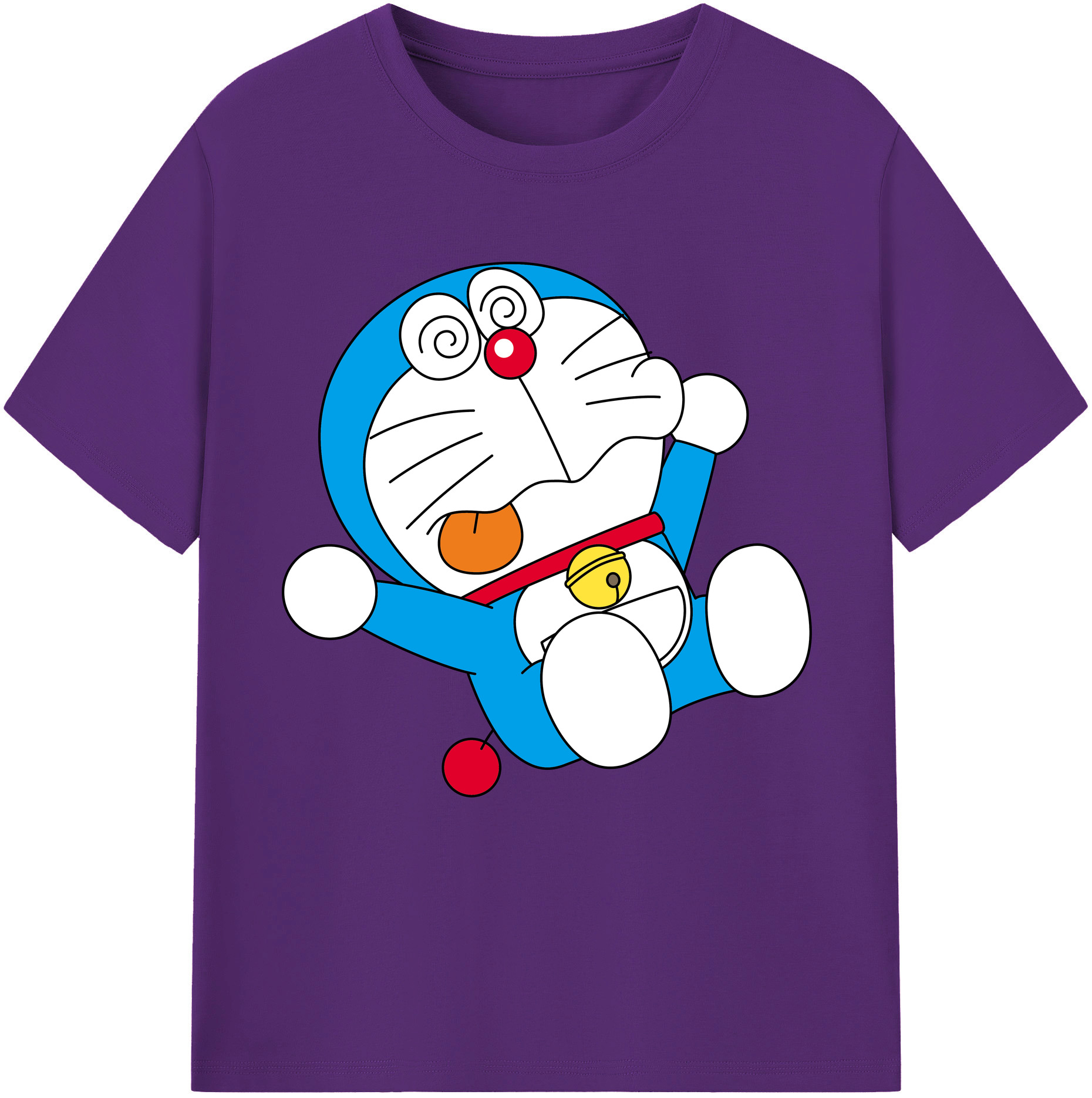 （画像用） ドラえもん Doraemon 綿100％半袖Tシャツ（フロントプリント）