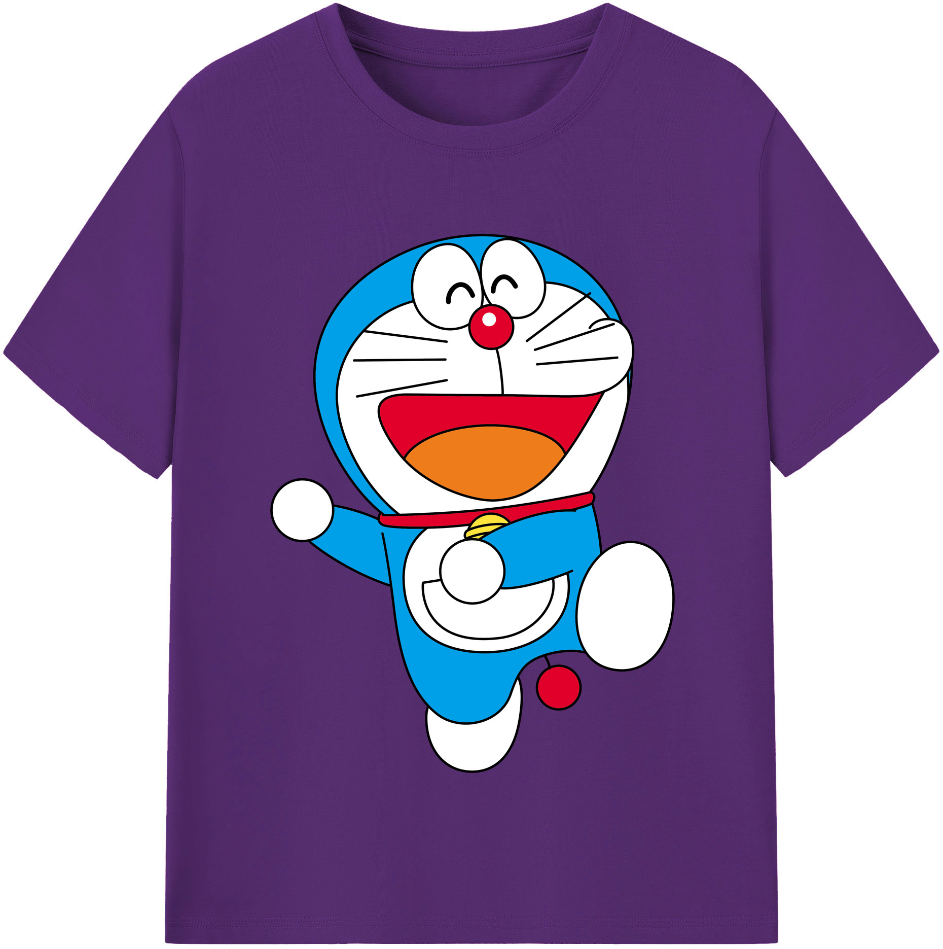 （画像用） ドラえもん Doraemon 綿100％半袖Tシャツ（フロントプリント）