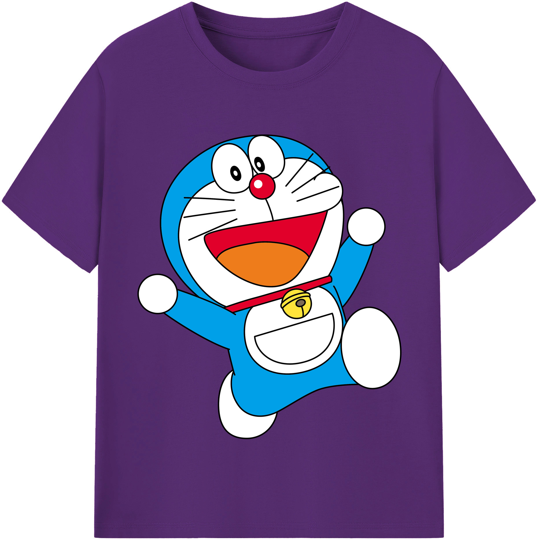 （画像用） ドラえもん Doraemon 綿100％半袖Tシャツ（フロントプリント）