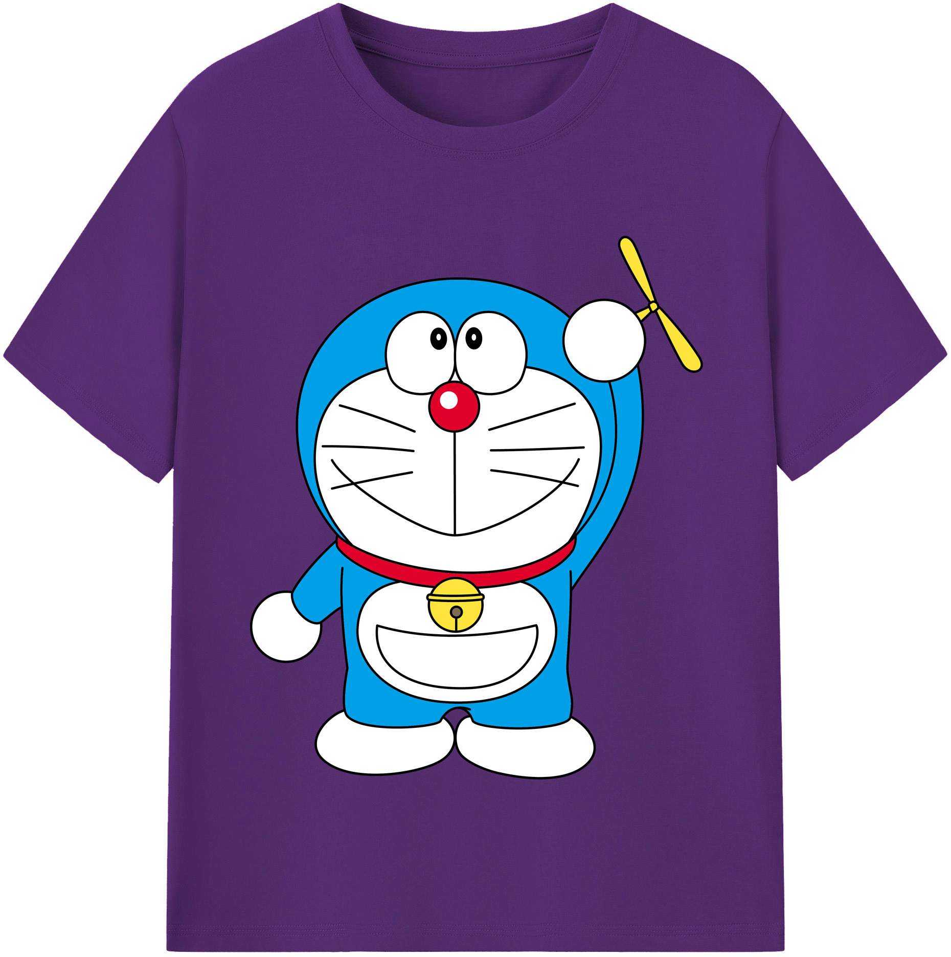 （画像用） ドラえもん Doraemon 綿100％半袖Tシャツ（フロントプリント）