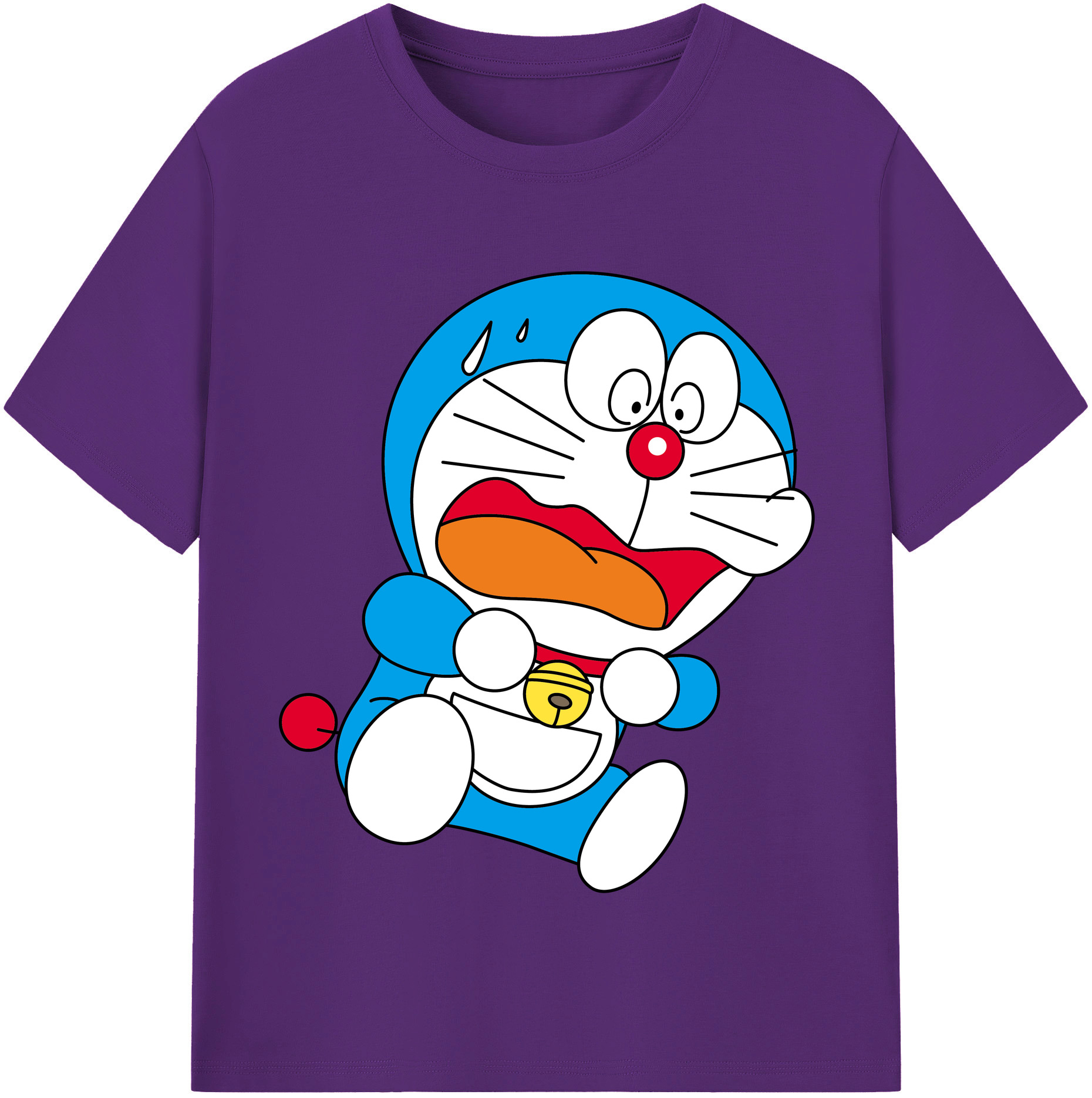 （画像用） ドラえもん Doraemon 綿100％半袖Tシャツ（フロントプリント）