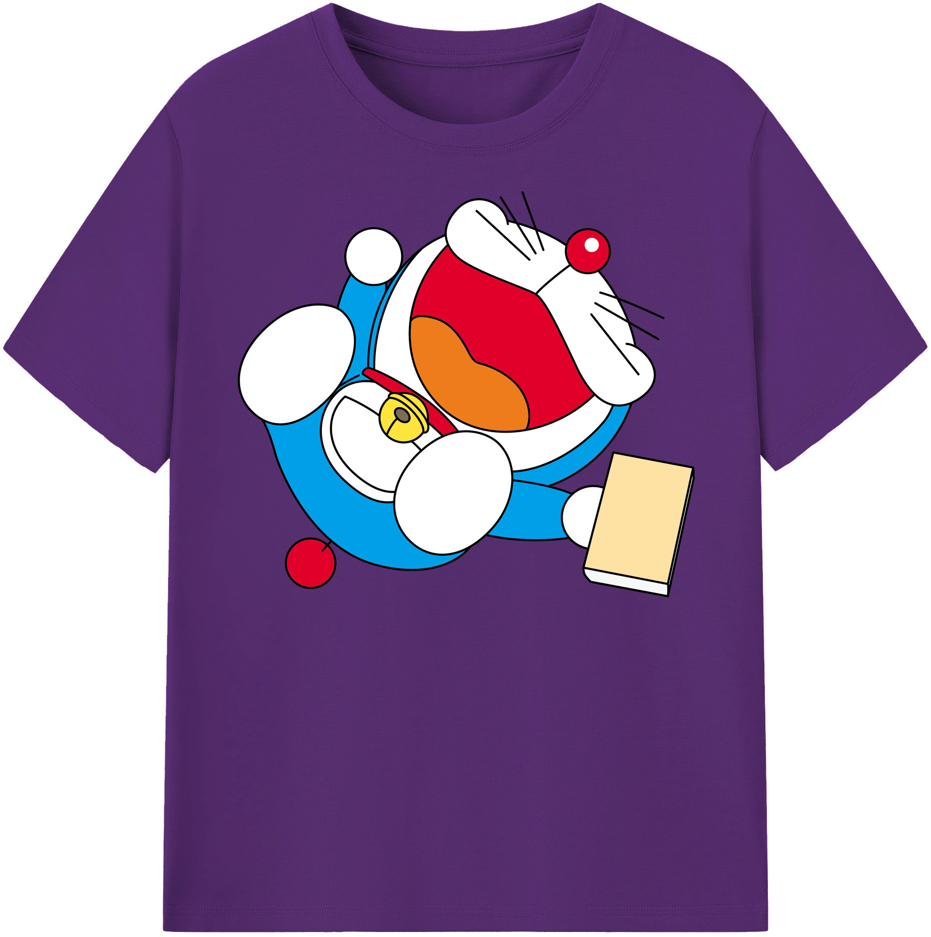 （画像用） ドラえもん Doraemon 綿100％半袖Tシャツ（フロントプリント）