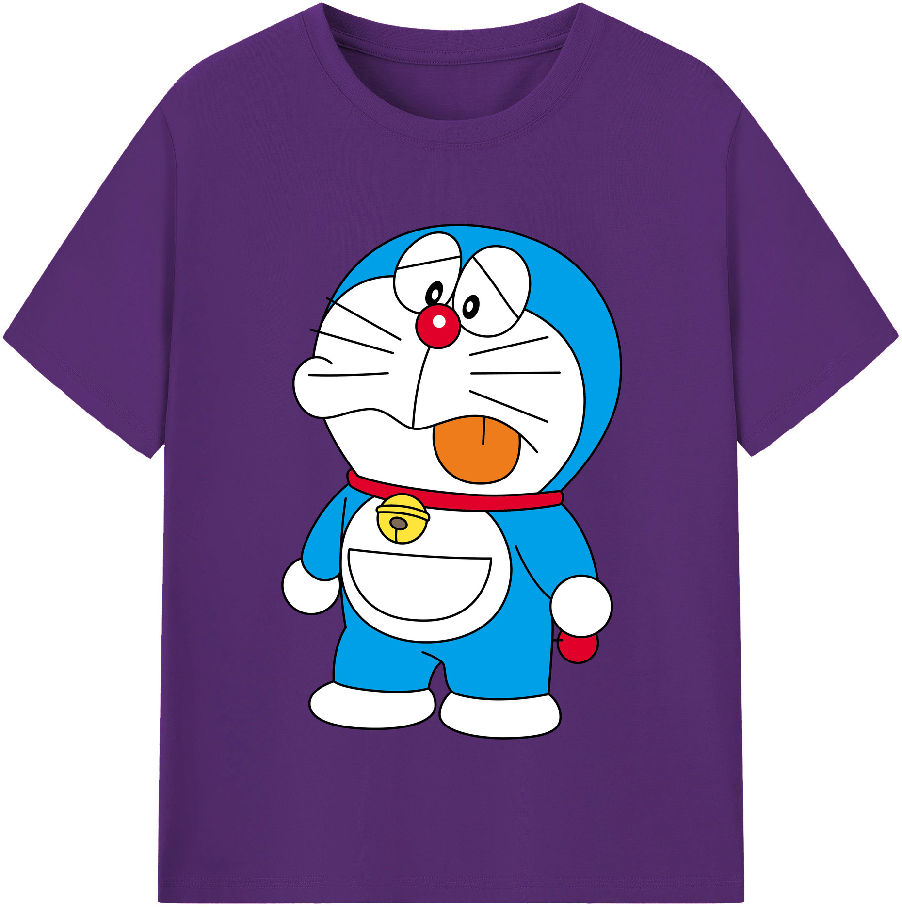 （画像用） ドラえもん Doraemon 綿100％半袖Tシャツ（フロントプリント）