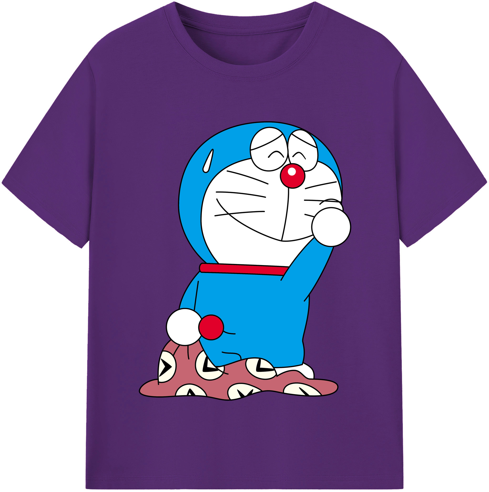 （画像用） ドラえもん Doraemon 綿100％半袖Tシャツ（フロントプリント）