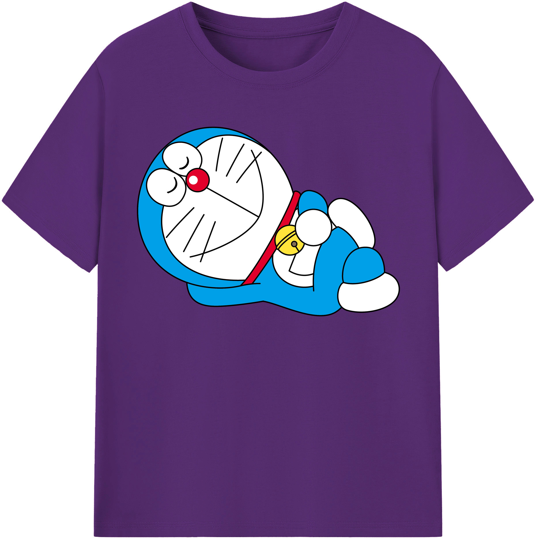 （画像用） ドラえもん Doraemon 綿100％半袖Tシャツ（フロントプリント）