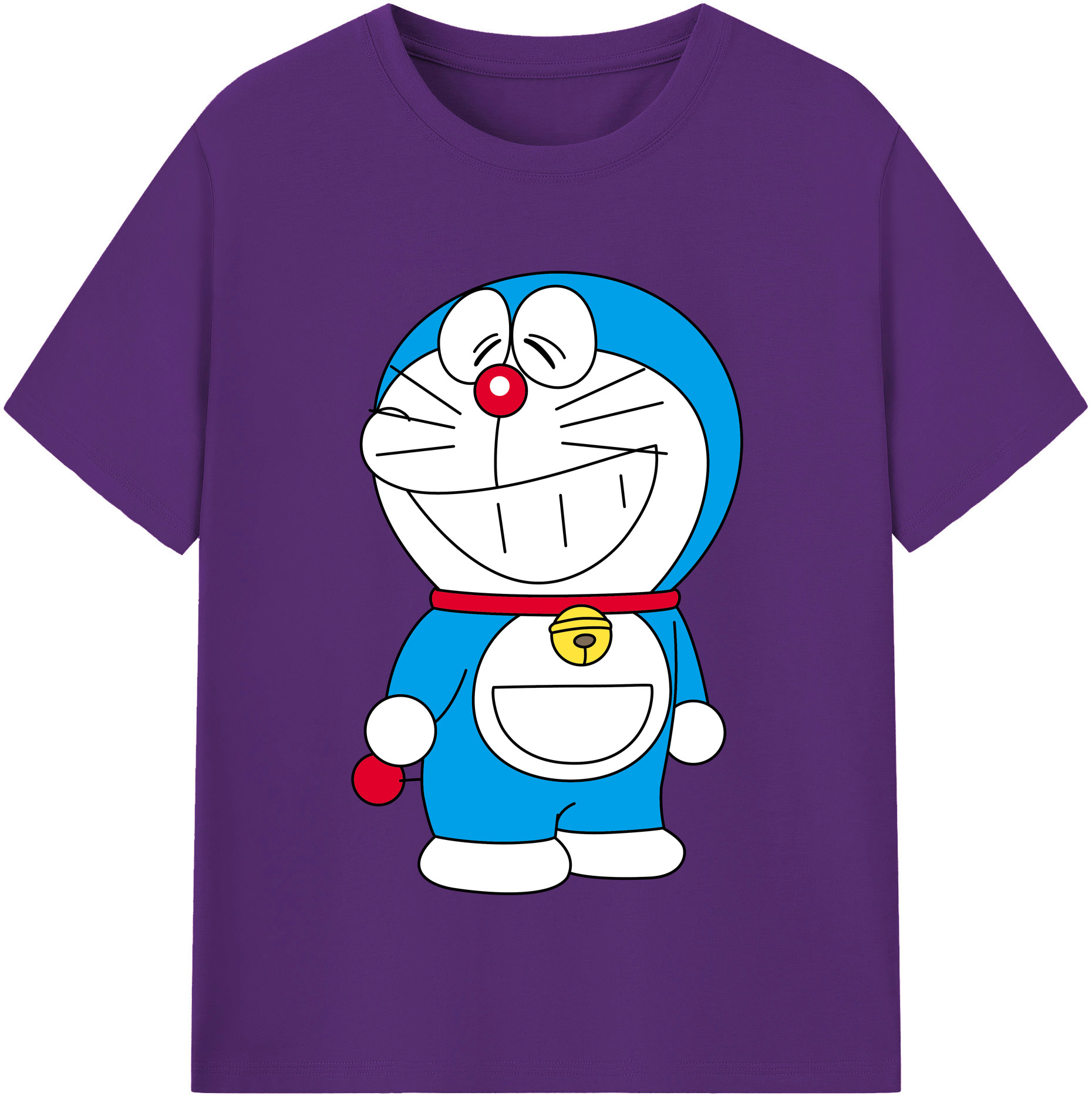 （画像用） ドラえもん Doraemon 綿100％半袖Tシャツ（フロントプリント）
