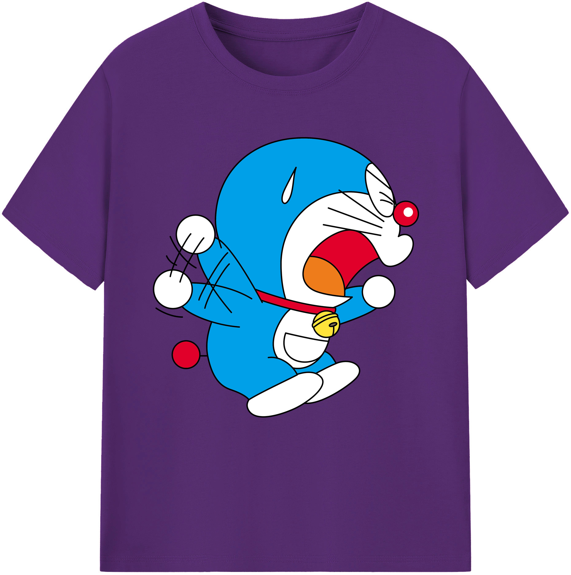 （画像用） ドラえもん Doraemon 綿100％半袖Tシャツ（フロントプリント）