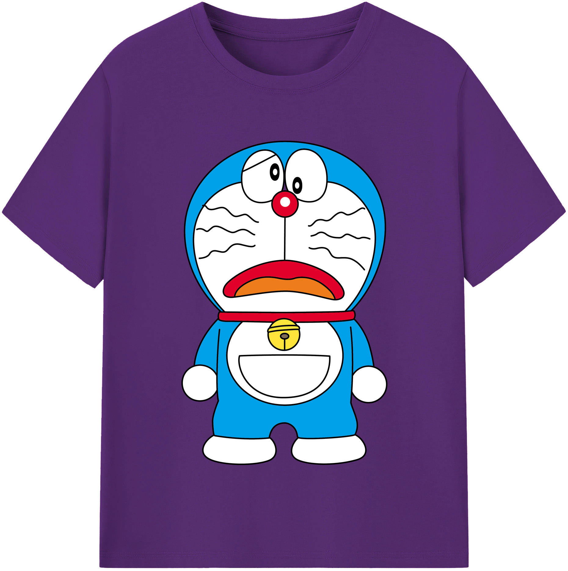 （画像用） ドラえもん Doraemon 綿100％半袖Tシャツ（フロントプリント）