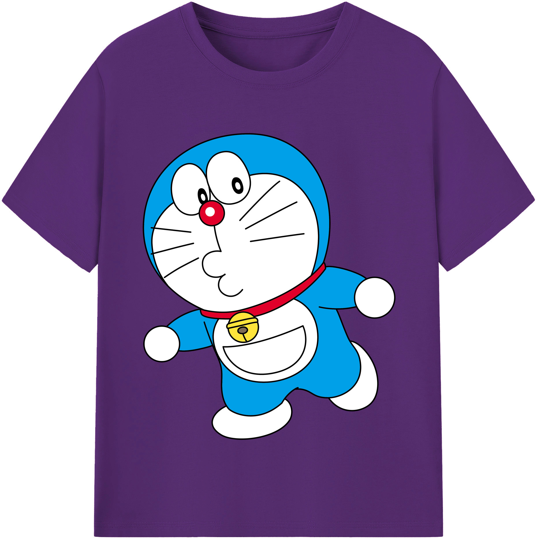 （画像用） ドラえもん Doraemon 綿100％半袖Tシャツ（フロントプリント）