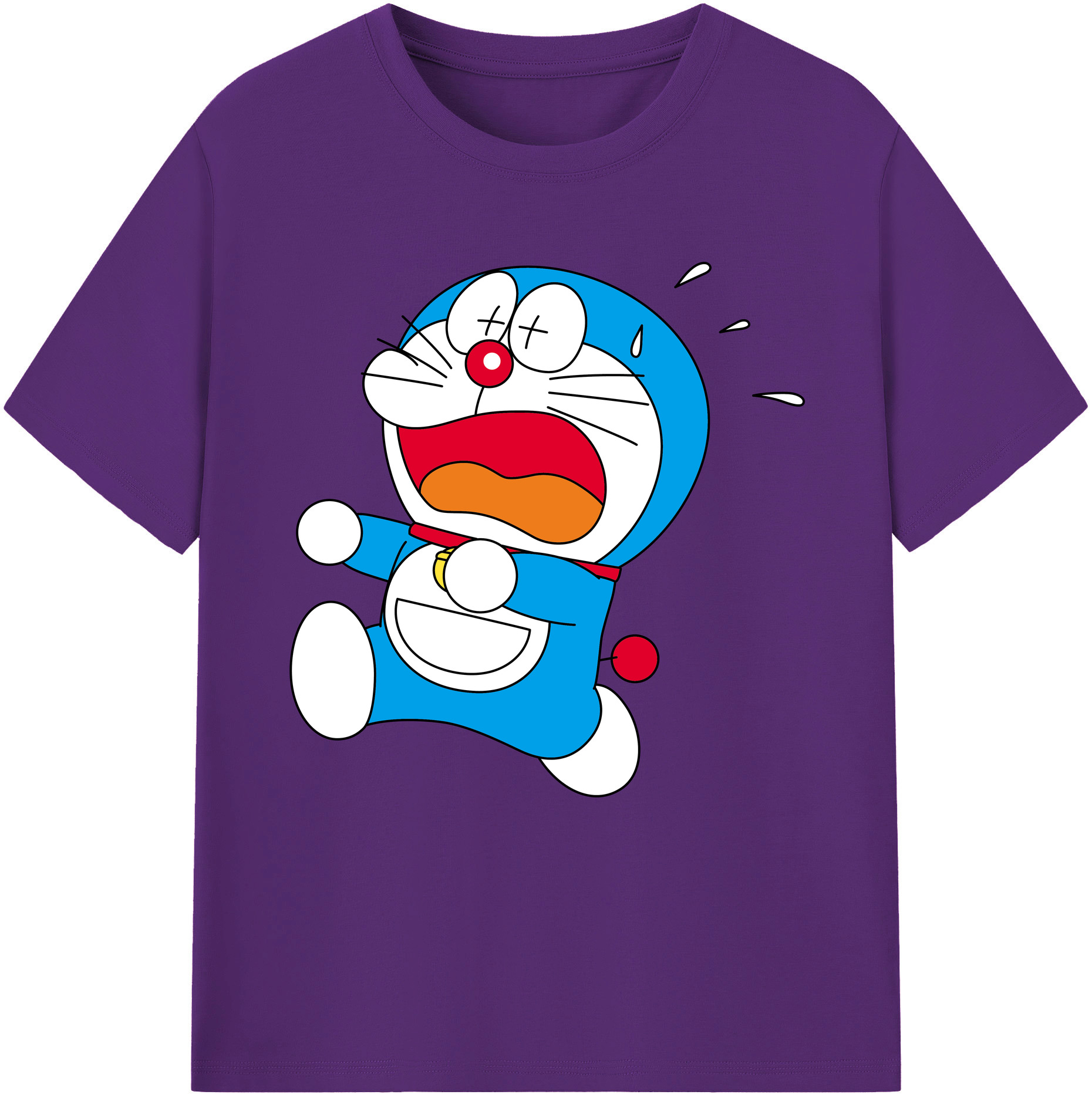 （画像用） ドラえもん Doraemon 綿100％半袖Tシャツ（フロントプリント）