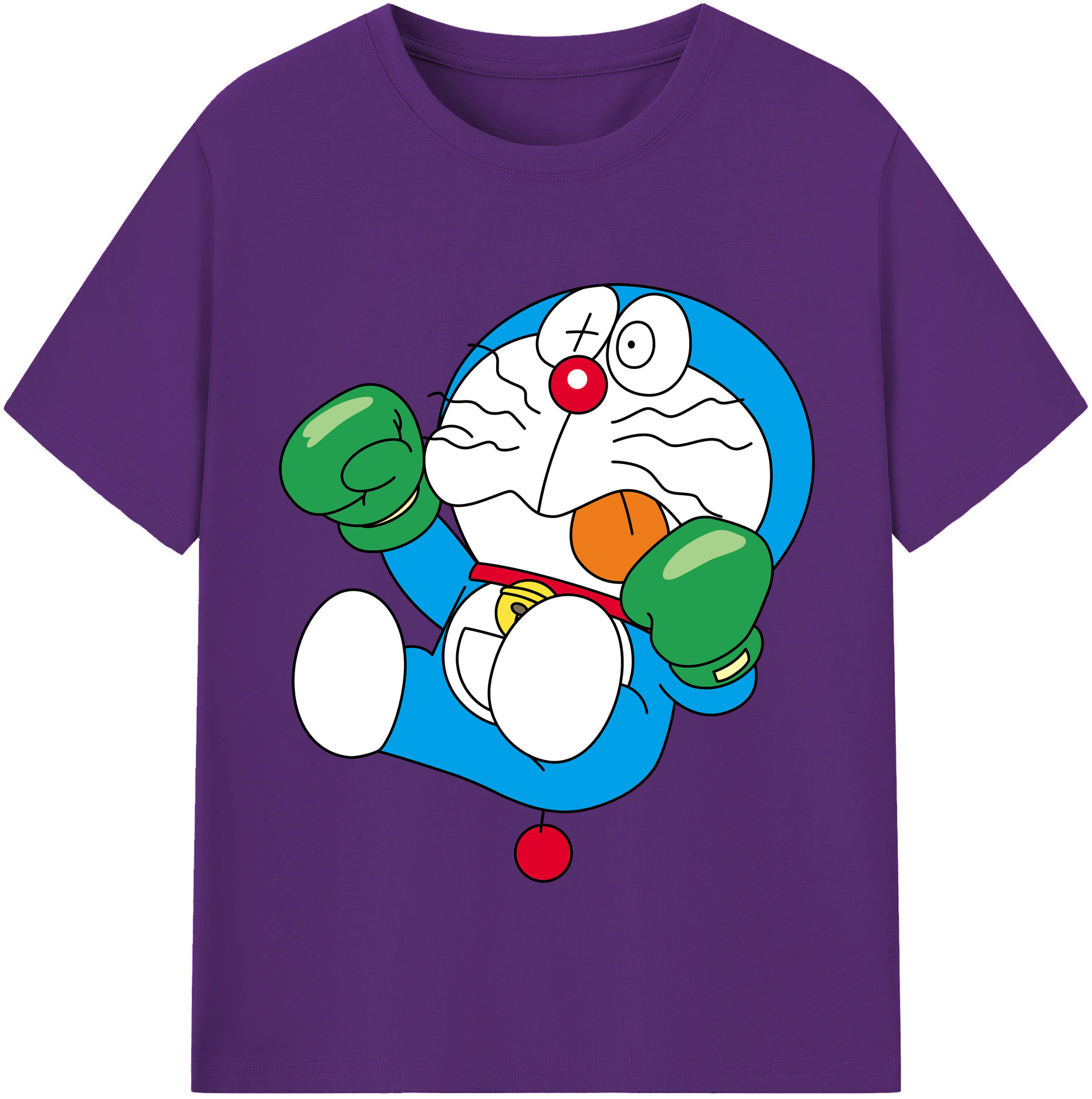 （画像用） ドラえもん Doraemon 綿100％半袖Tシャツ（フロントプリント）