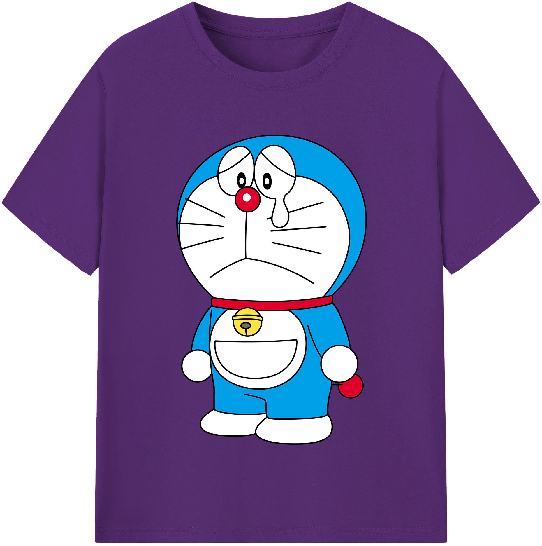 （画像用） ドラえもん Doraemon 綿100％半袖Tシャツ（フロントプリント）