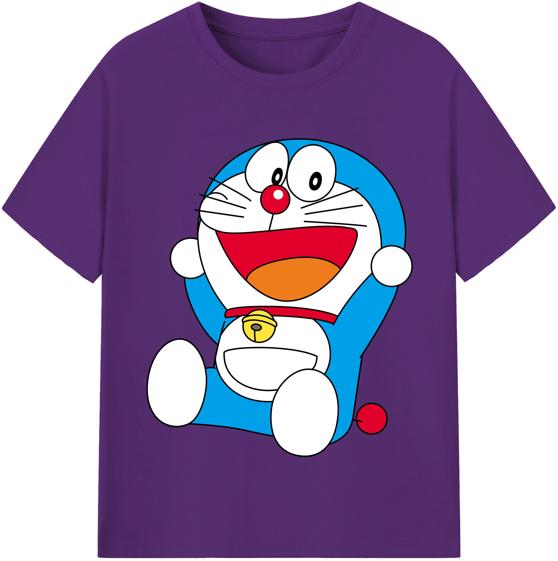 （画像用） ドラえもん Doraemon 綿100％半袖Tシャツ（フロントプリント）