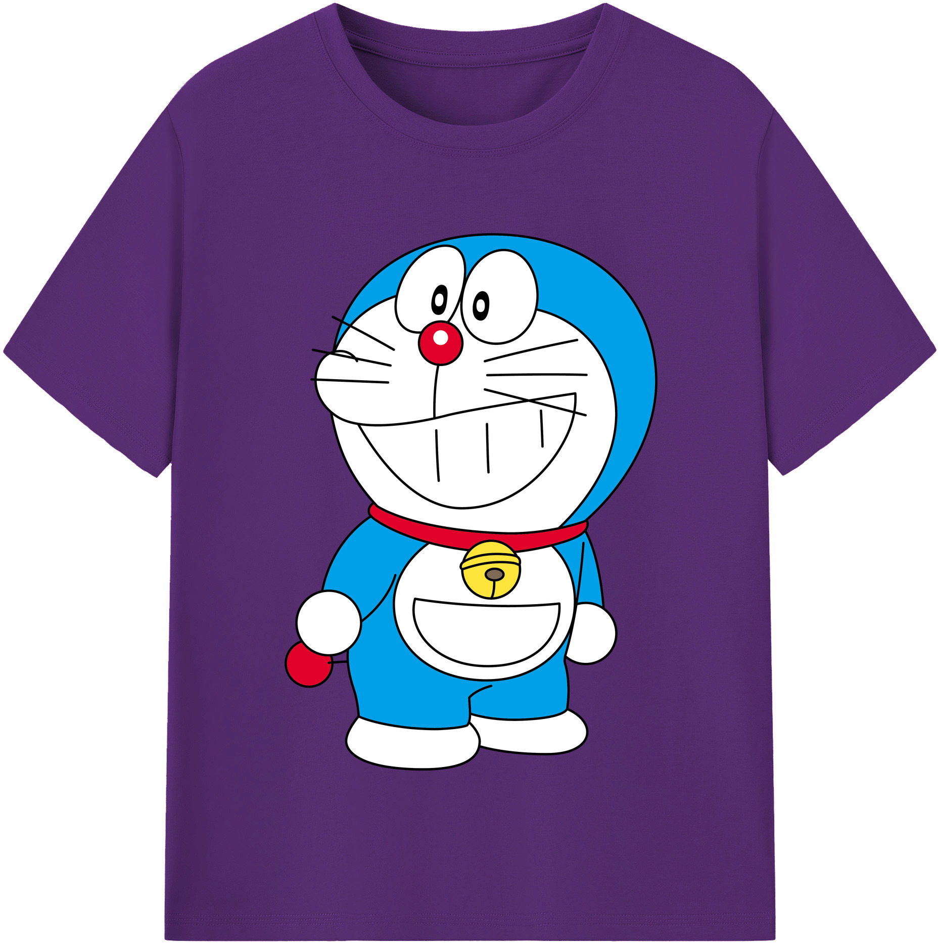 （画像用） ドラえもん Doraemon 綿100％半袖Tシャツ（フロントプリント）