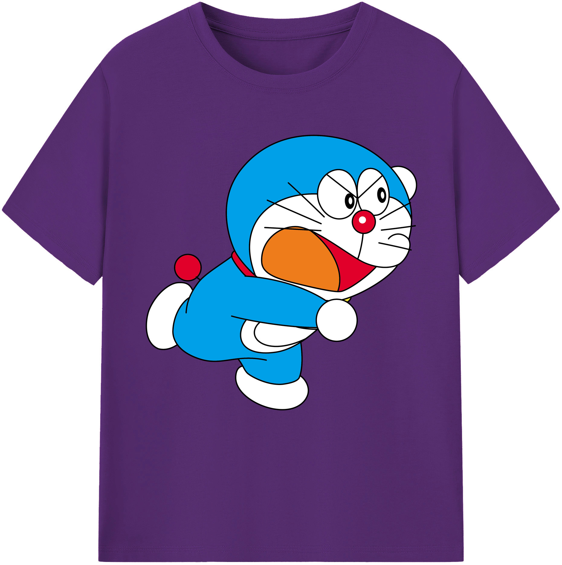 （画像用） ドラえもん Doraemon 綿100％半袖Tシャツ（フロントプリント）