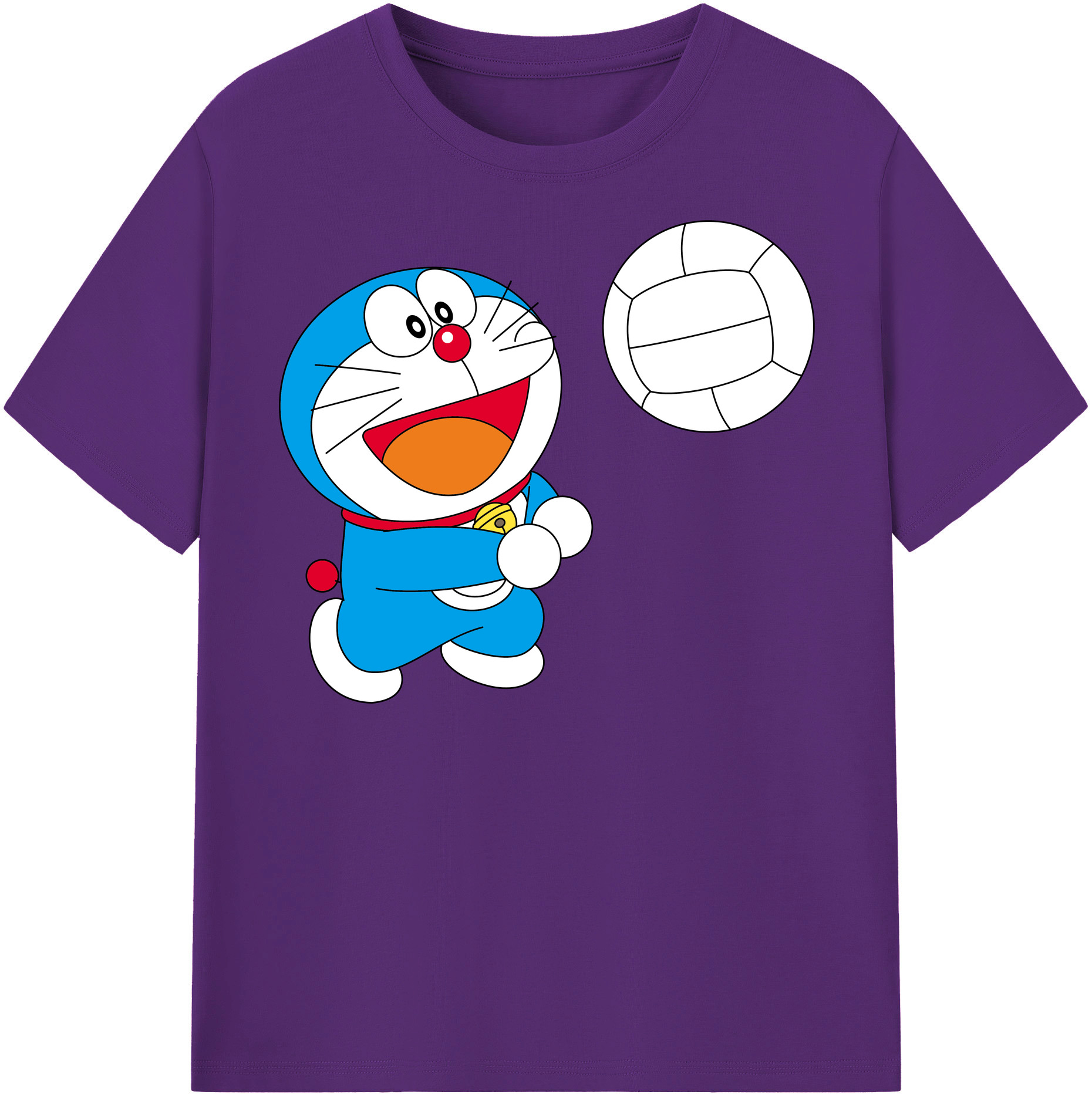 （画像用） ドラえもん Doraemon 綿100％半袖Tシャツ（フロントプリント）