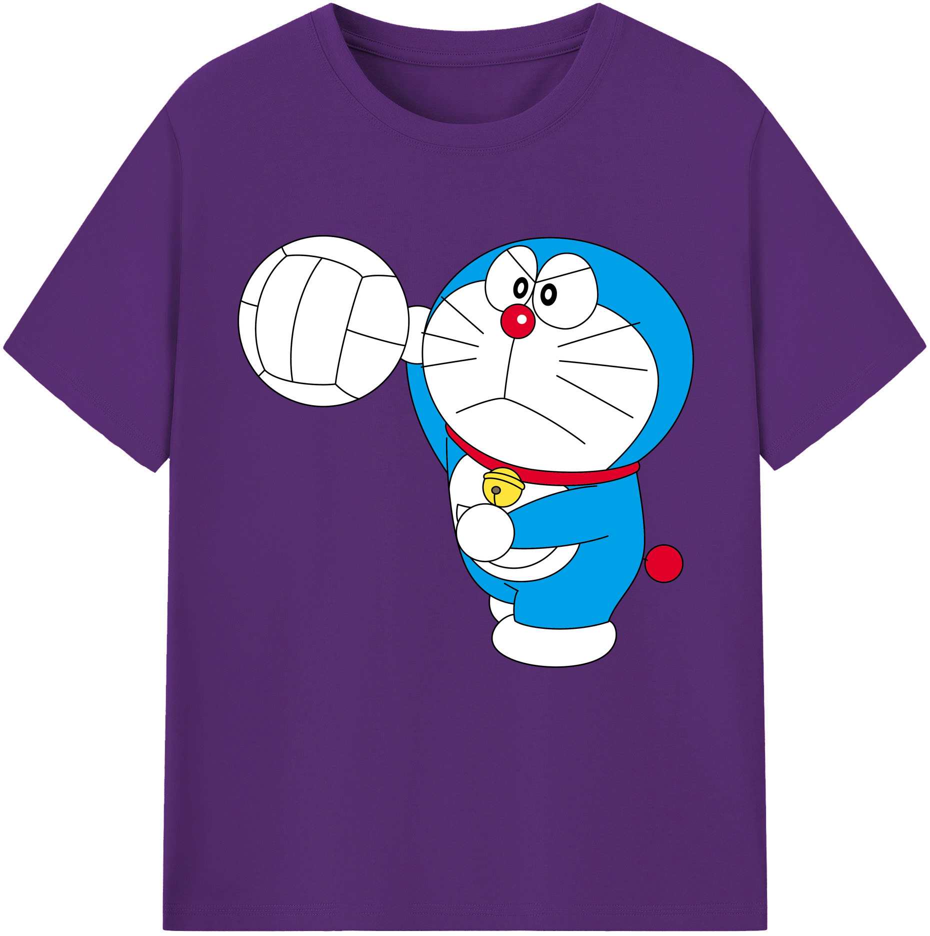 （画像用） ドラえもん Doraemon 綿100％半袖Tシャツ（フロントプリント）