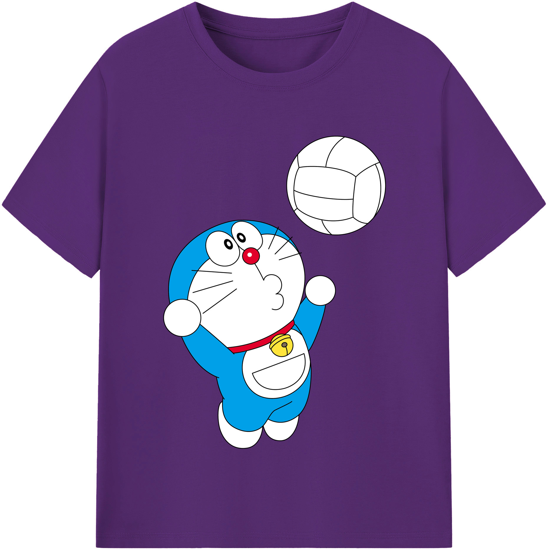 （画像用） ドラえもん Doraemon 綿100％半袖Tシャツ（フロントプリント）