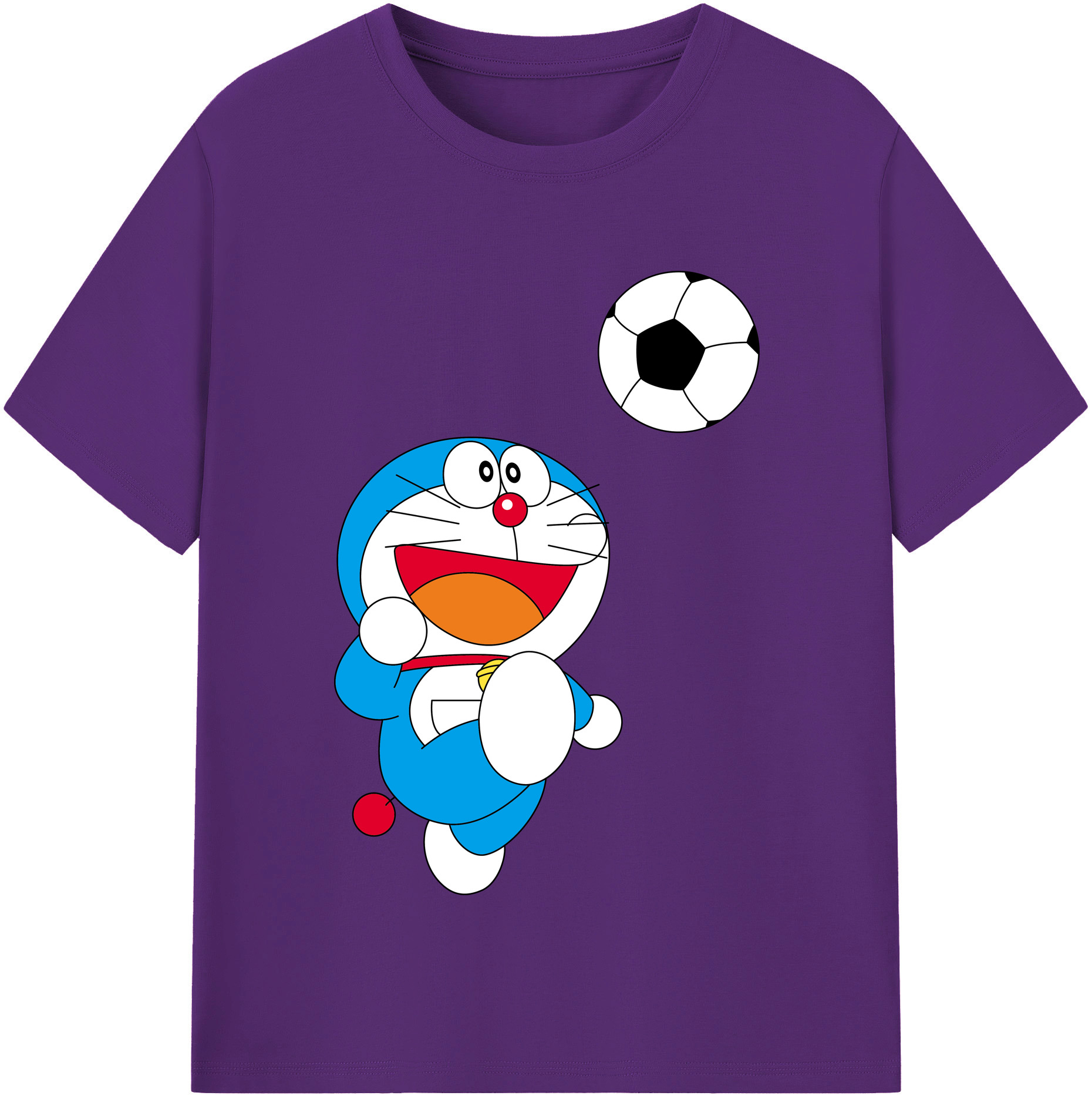 （画像用） ドラえもん Doraemon 綿100％半袖Tシャツ（フロントプリント）