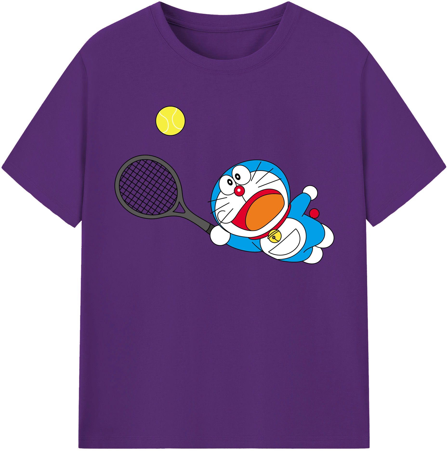 （画像用） ドラえもん Doraemon 綿100％半袖Tシャツ（フロントプリント）
