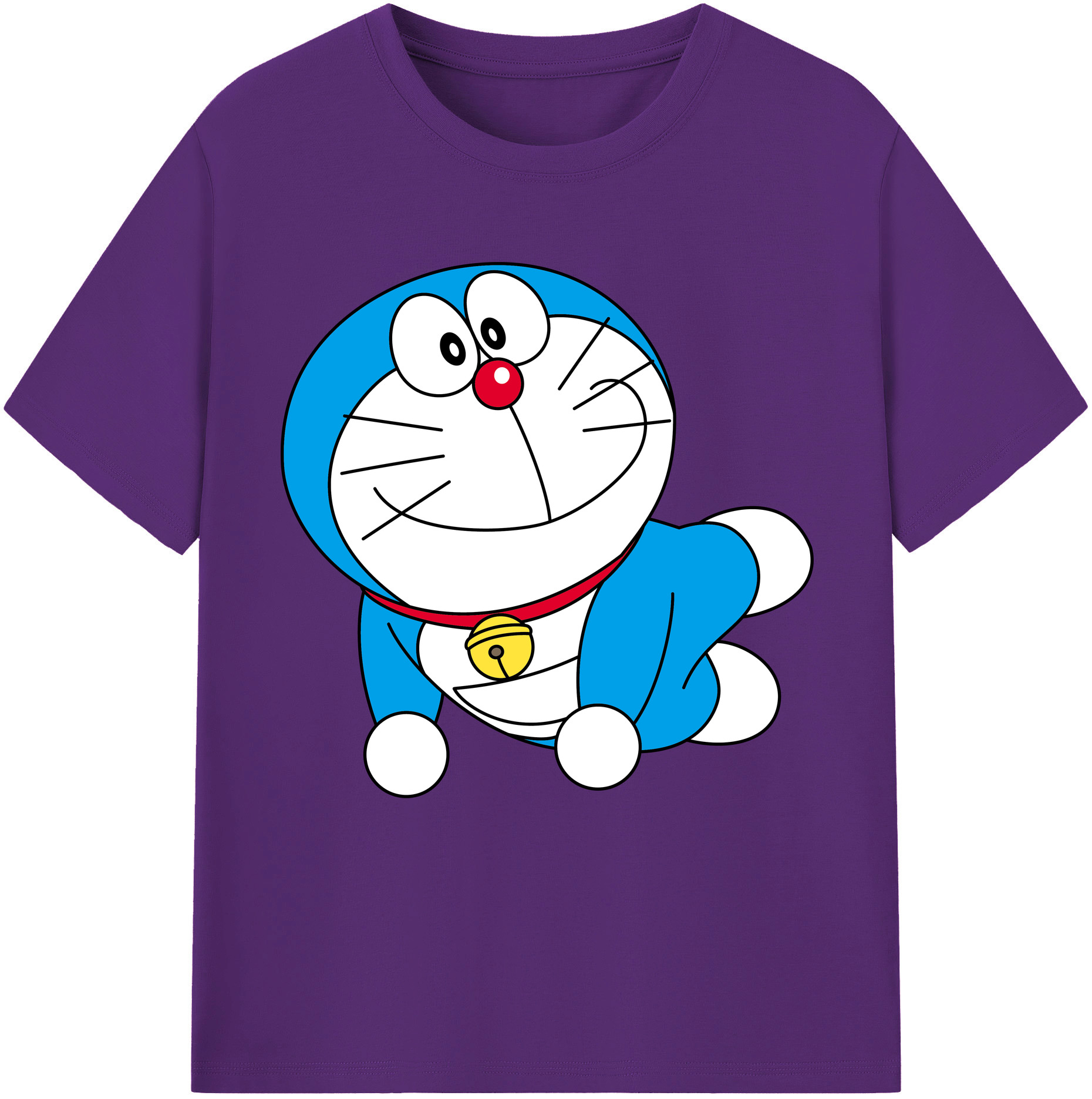 （画像用） ドラえもん Doraemon 綿100％半袖Tシャツ（フロントプリント）