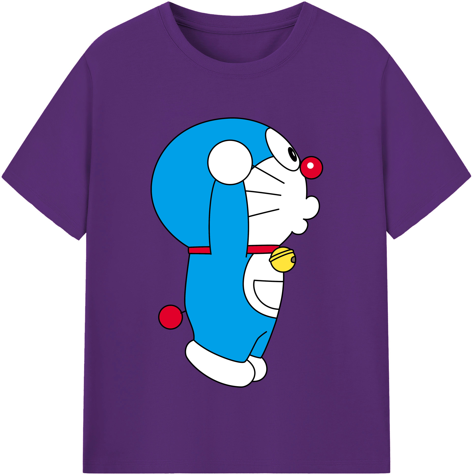 （画像用） ドラえもん Doraemon 綿100％半袖Tシャツ（フロントプリント）