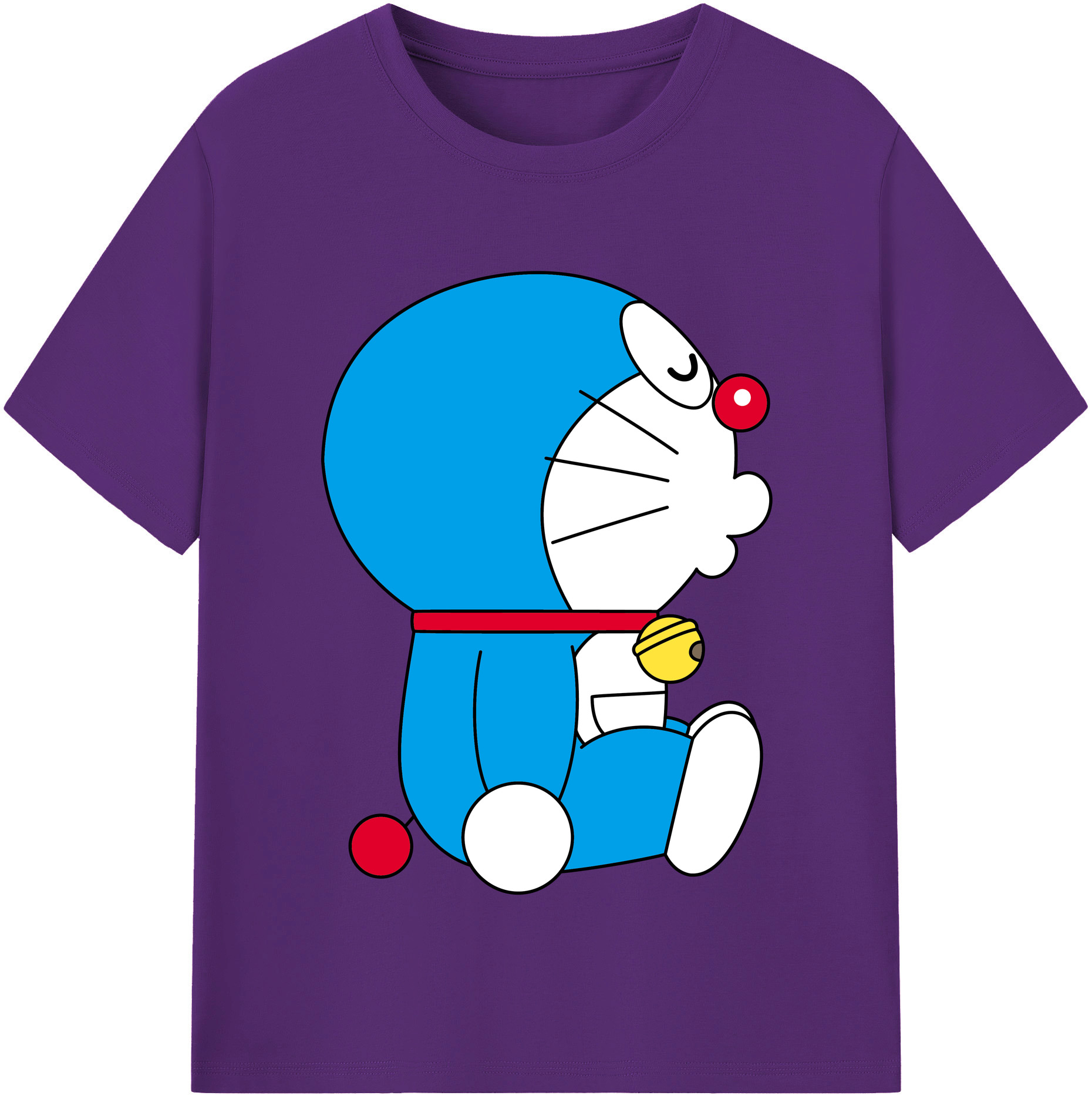 （画像用） ドラえもん Doraemon 綿100％半袖Tシャツ（フロントプリント）