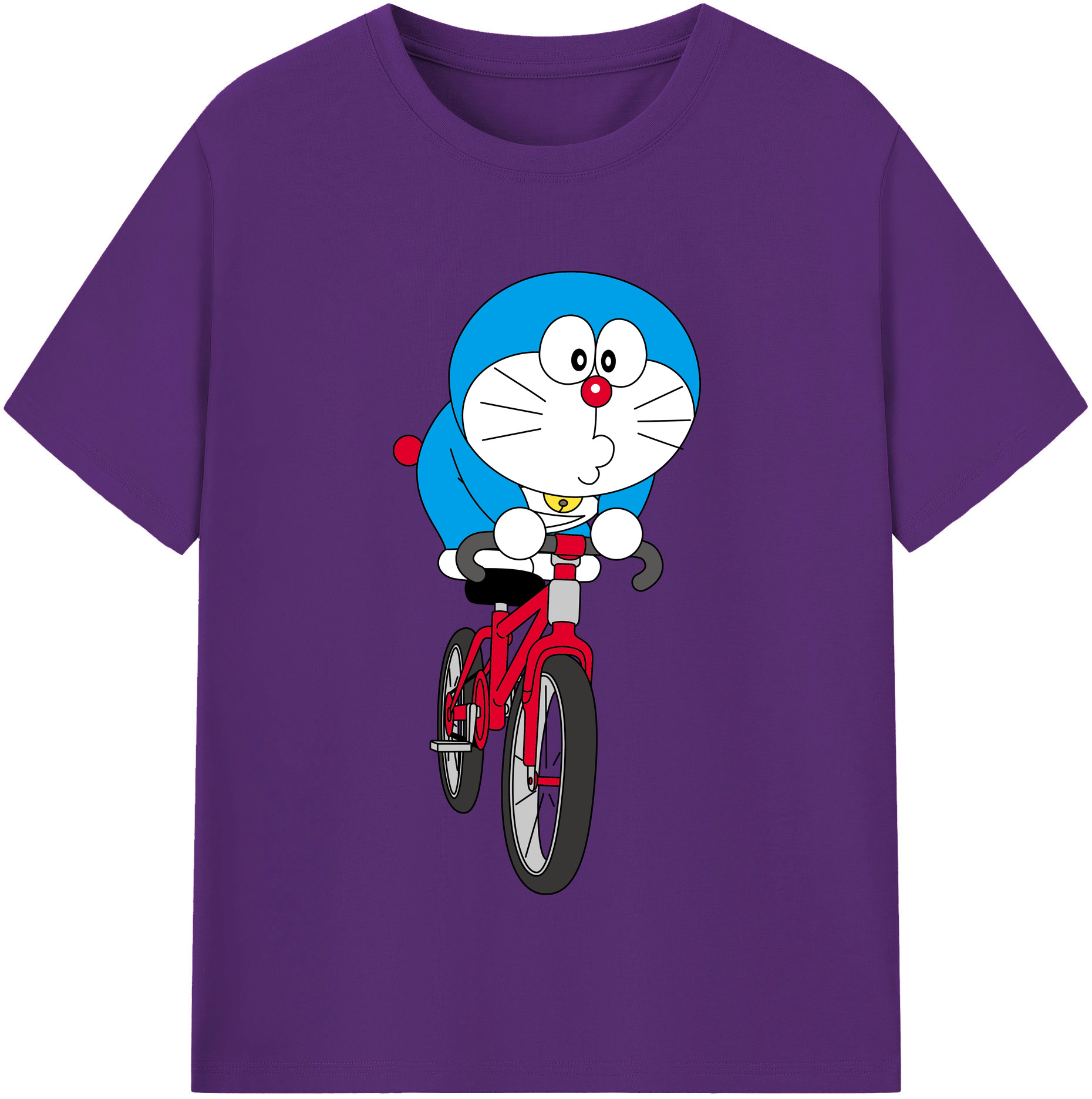 （画像用） ドラえもん Doraemon 綿100％半袖Tシャツ（フロントプリント）
