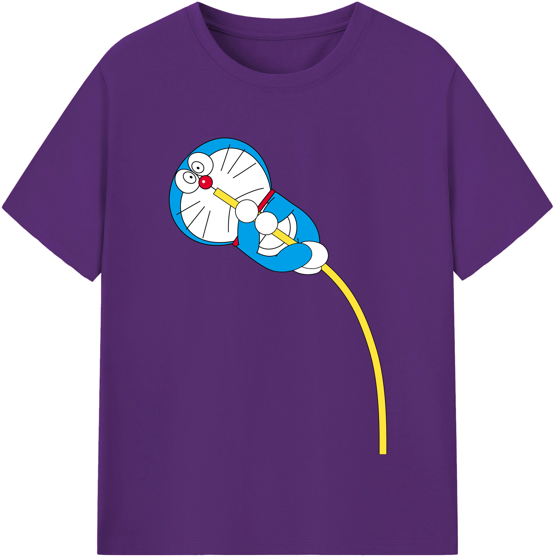 （画像用） ドラえもん Doraemon 綿100％半袖Tシャツ（フロントプリント）