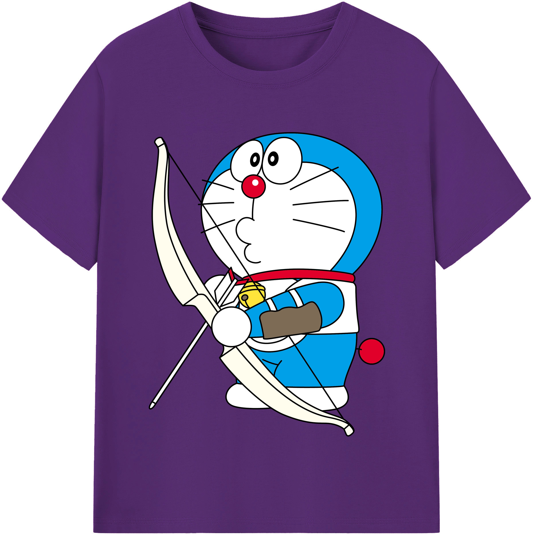 （画像用） ドラえもん Doraemon 綿100％半袖Tシャツ（フロントプリント）